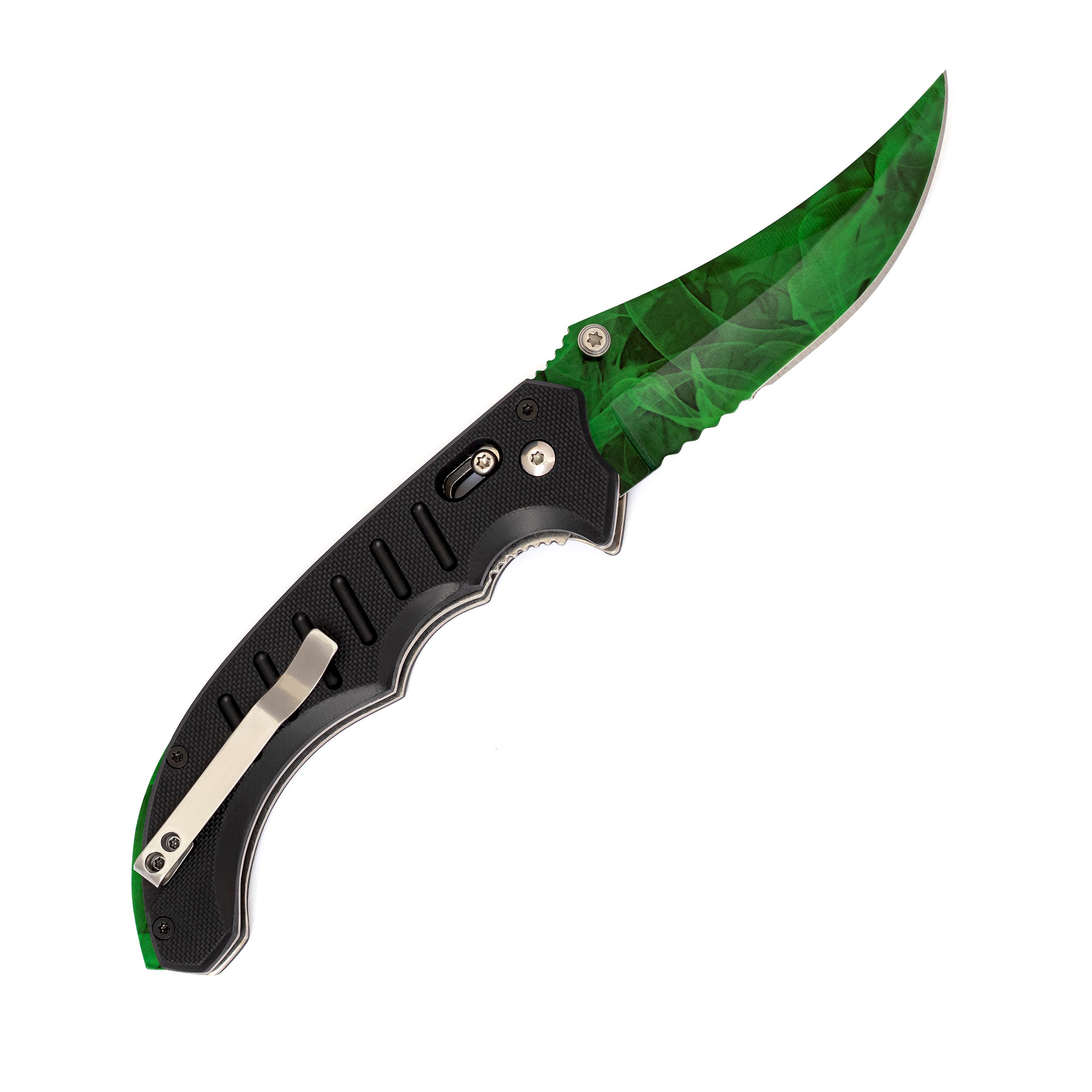 Flip knife Emerald