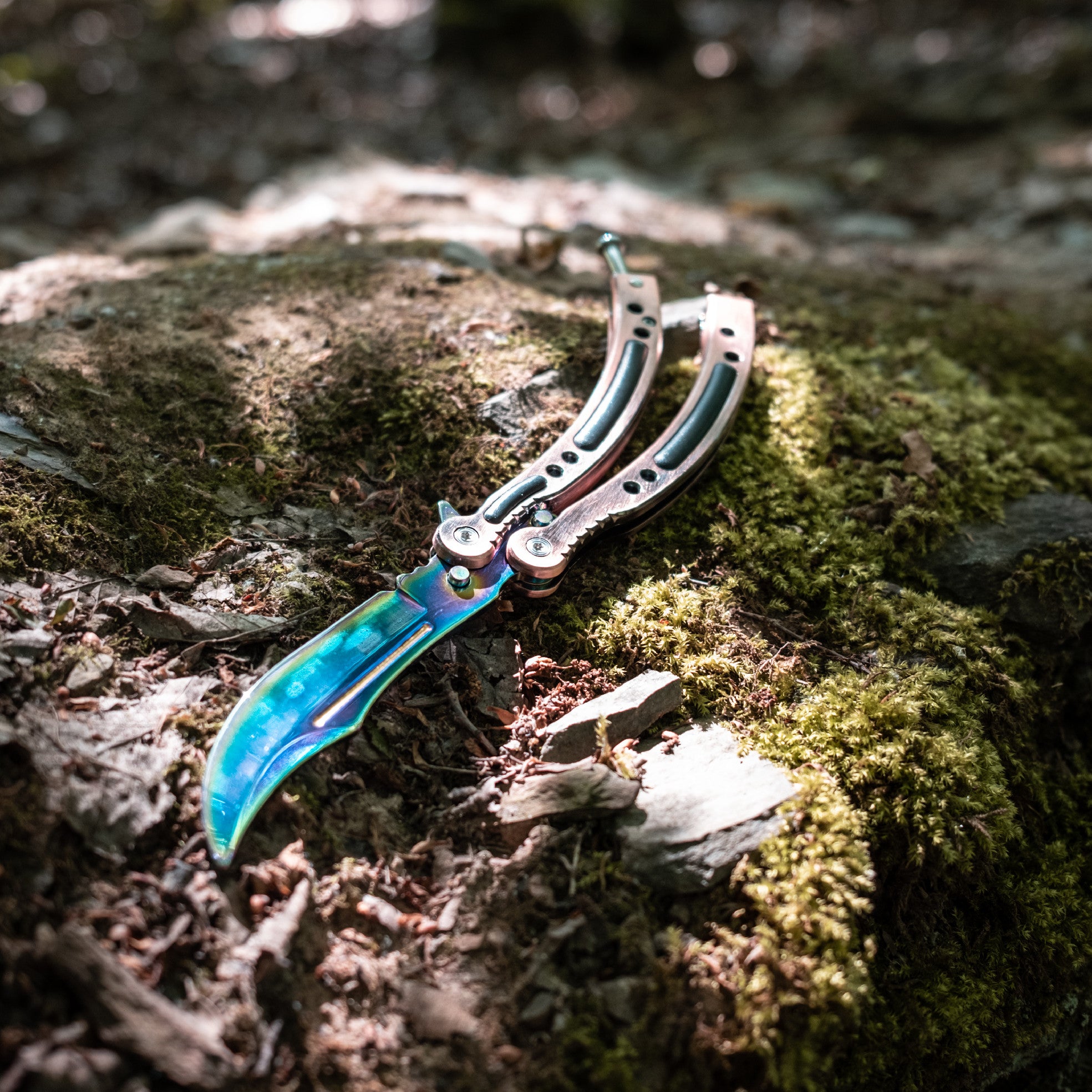 Butterfly knife Fade Rainbow