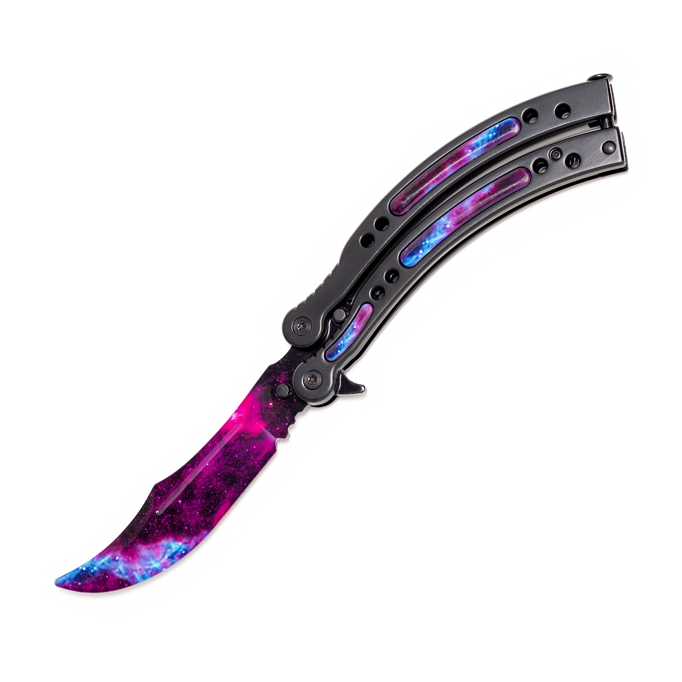 Butterfly knife Galaxy Black