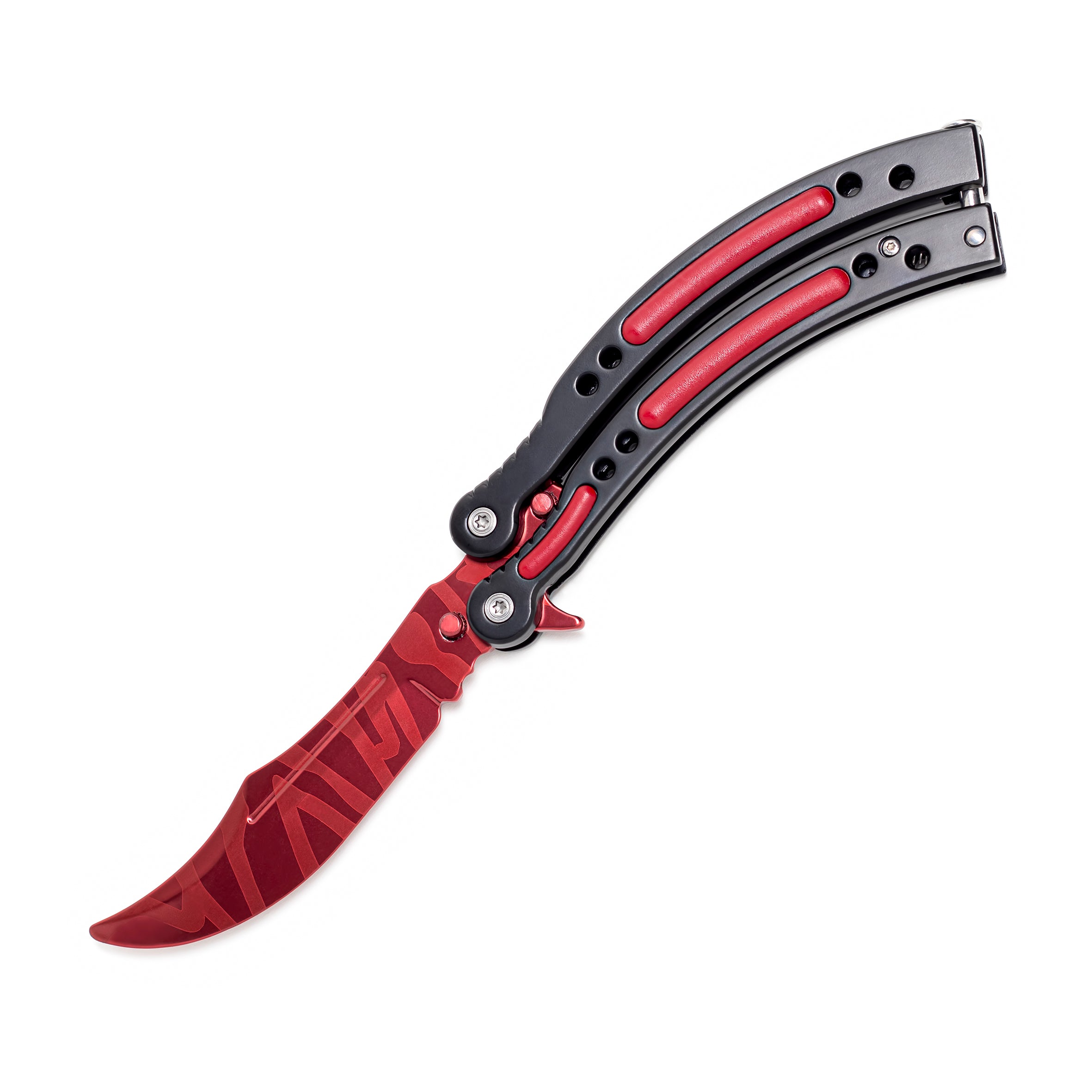 Butterfly knife Red Slaughter