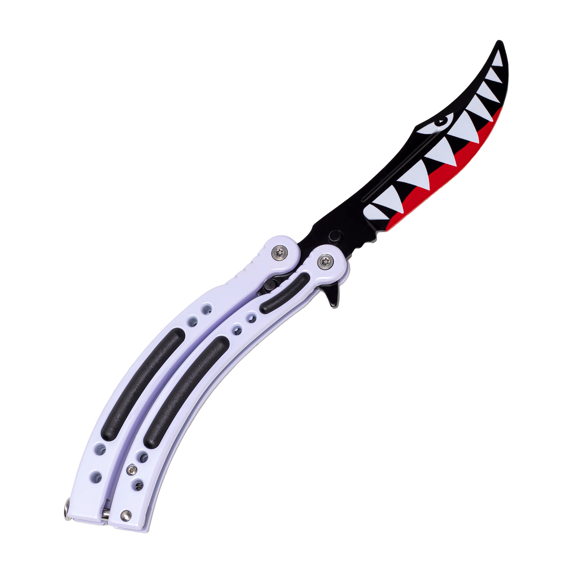 Butterfly knife White Shark