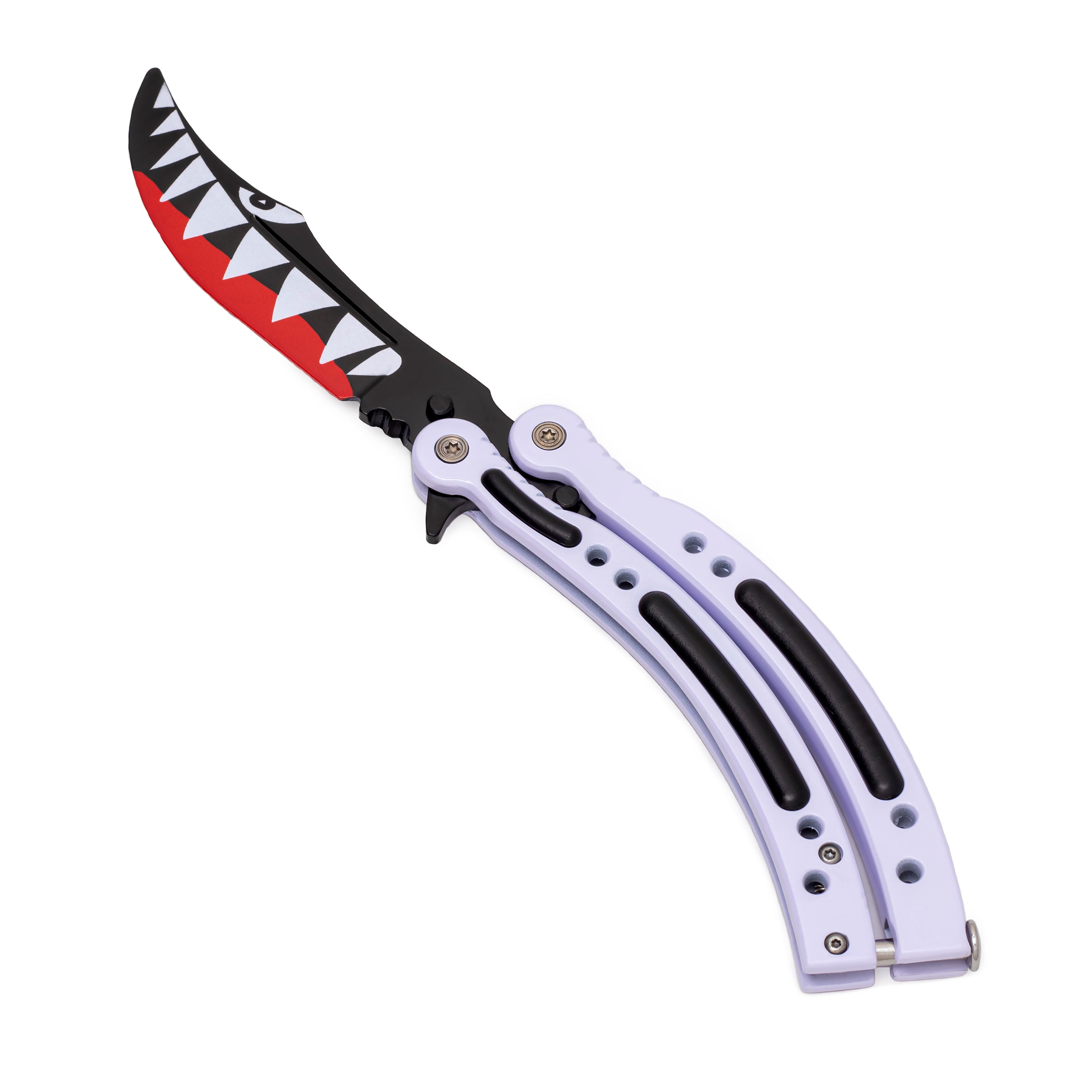Butterfly knife White Shark