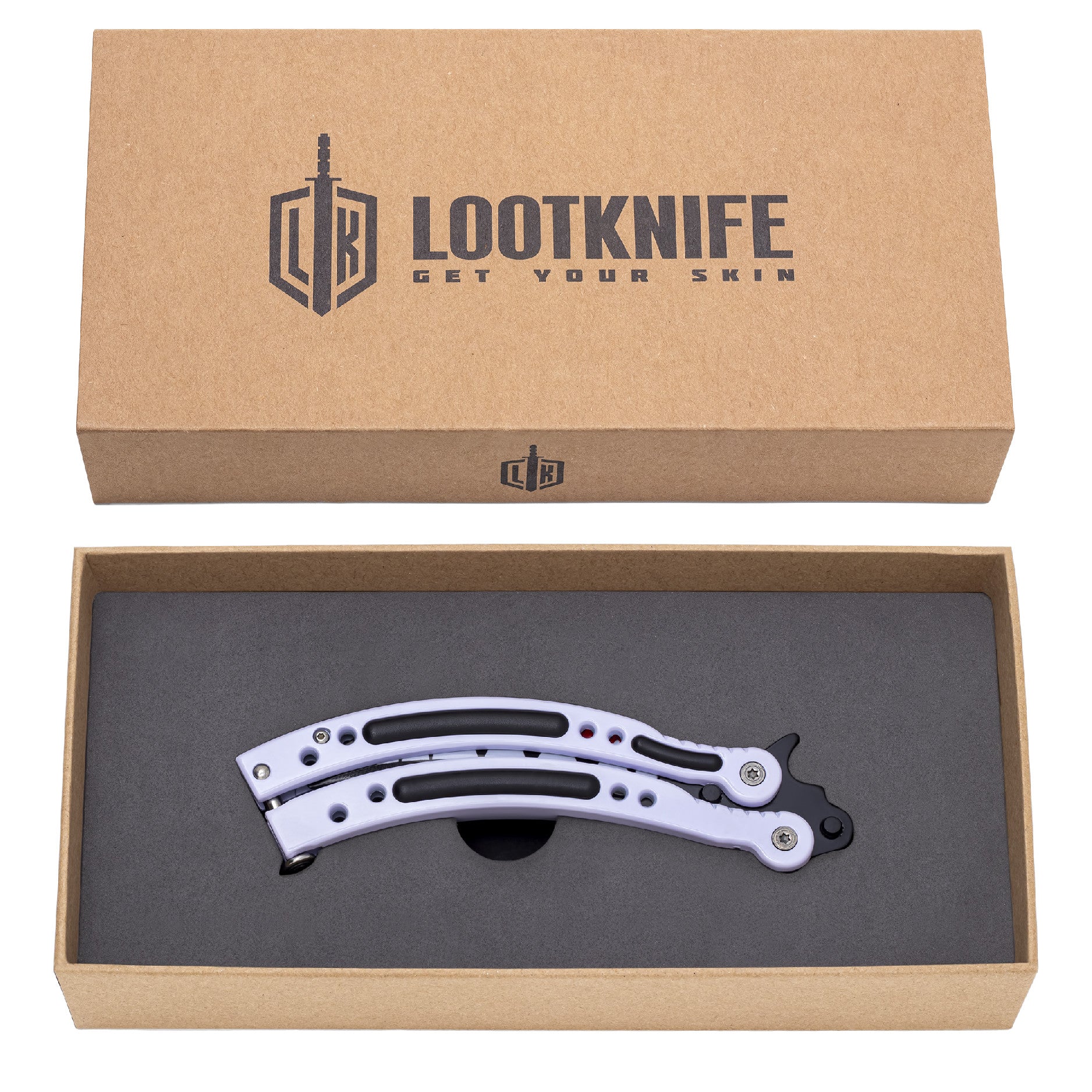 Butterfly knife White Shark