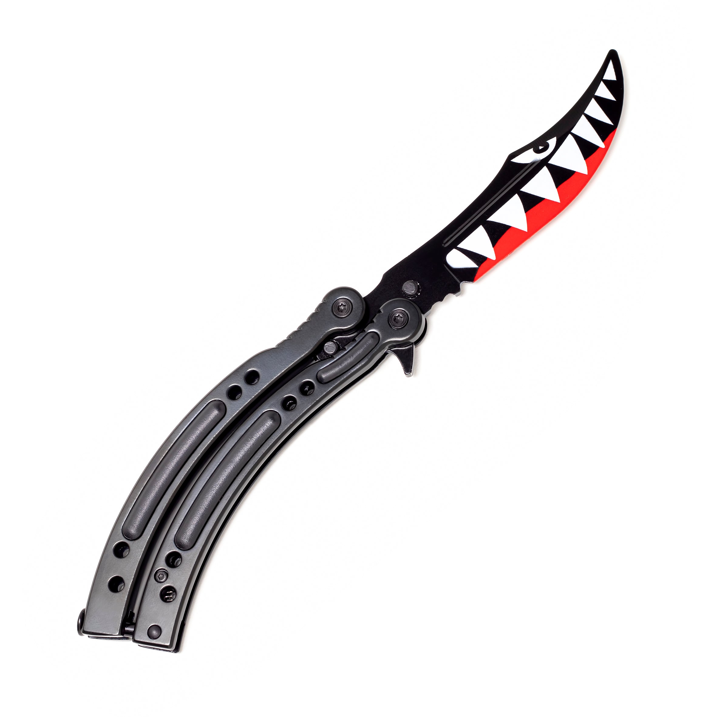 Butterfly knife Dark Shark