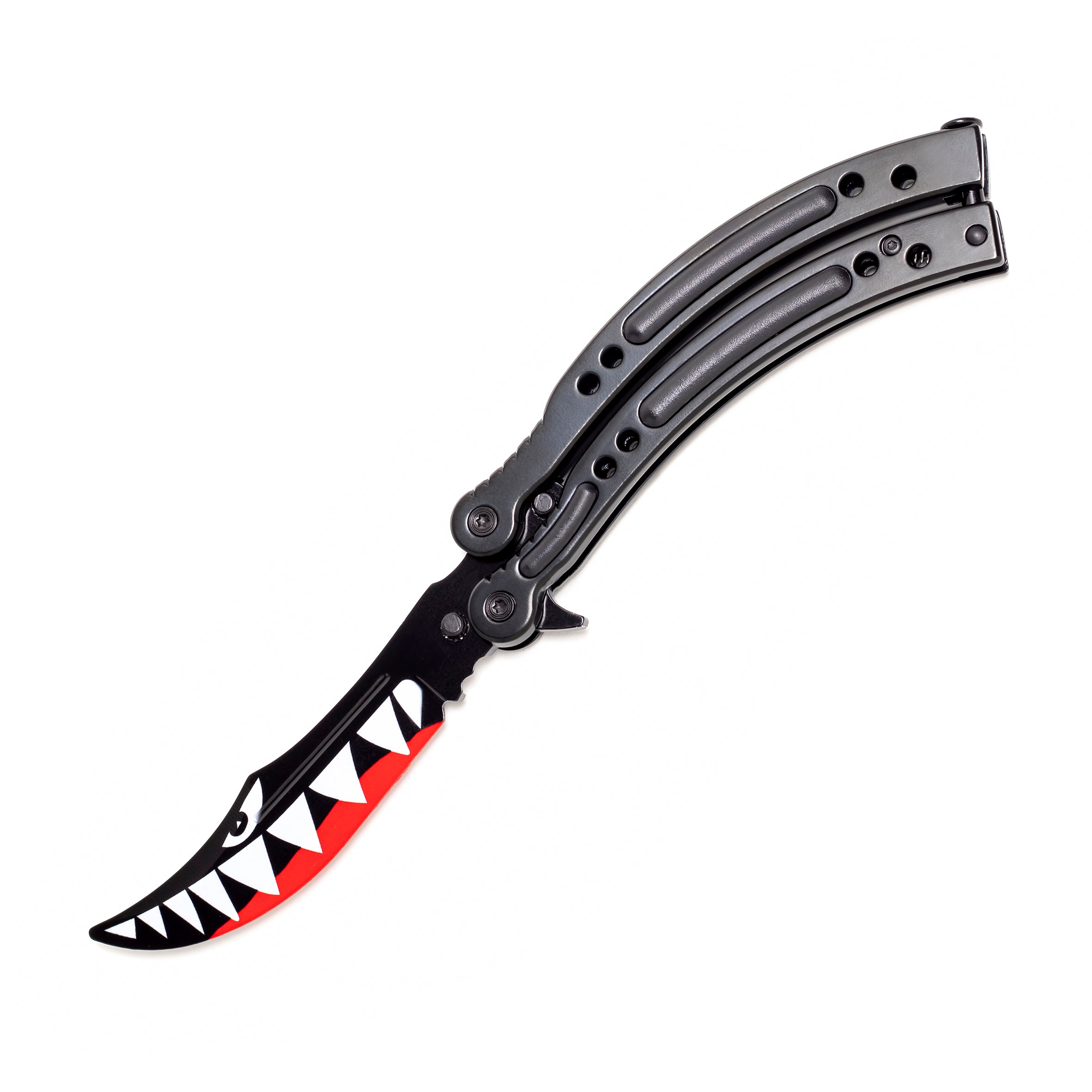 Butterfly knife Dark Shark
