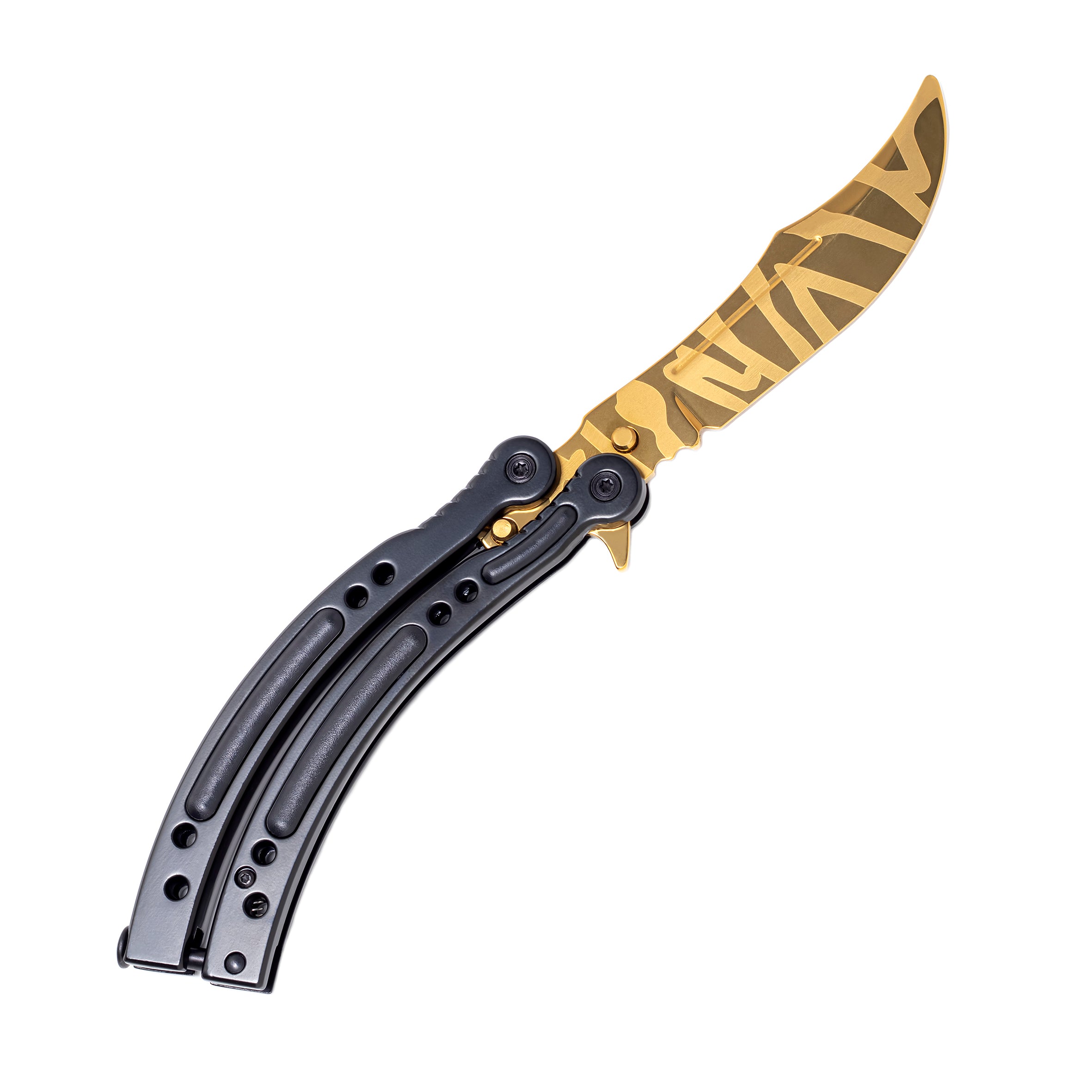Butterfly knife Tiger Tooth