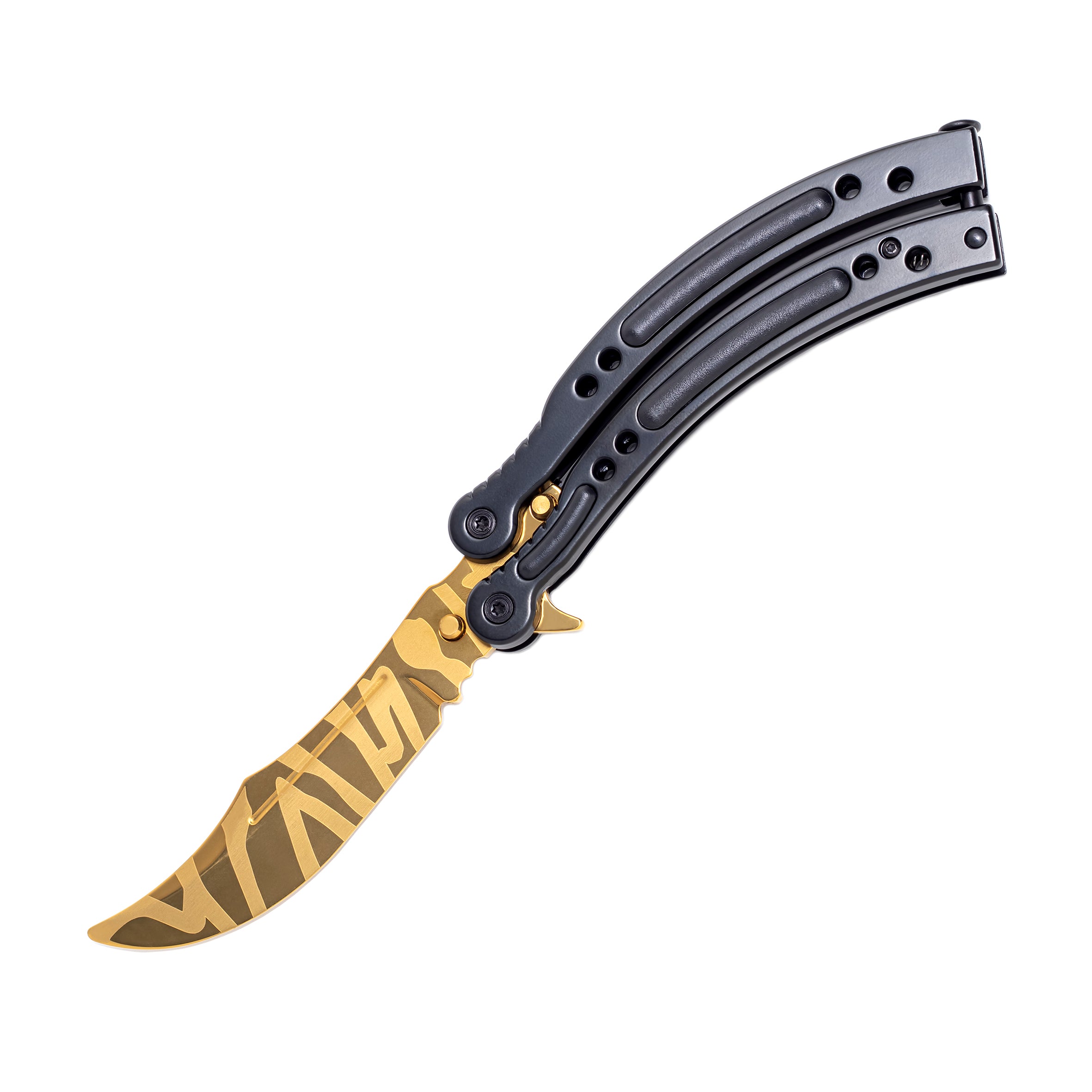 Butterfly knife Tiger Tooth