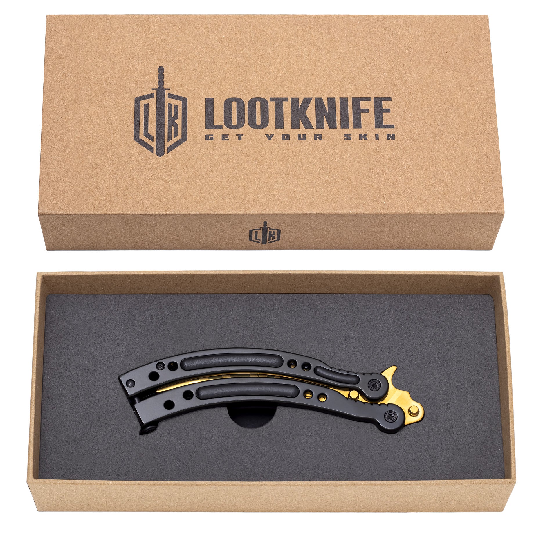 Butterfly knife Tiger Tooth