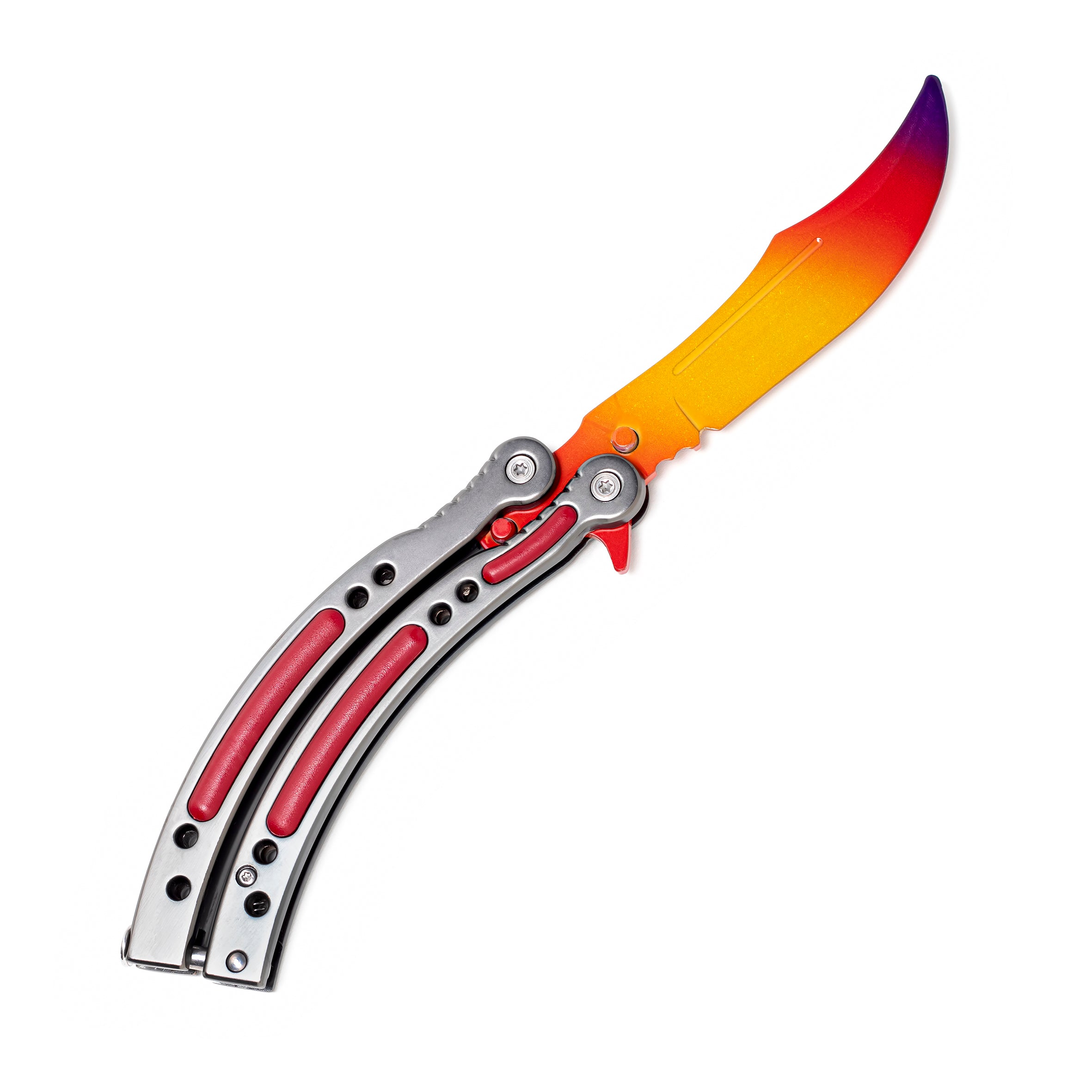 Butterfly knife Fade Red Tip