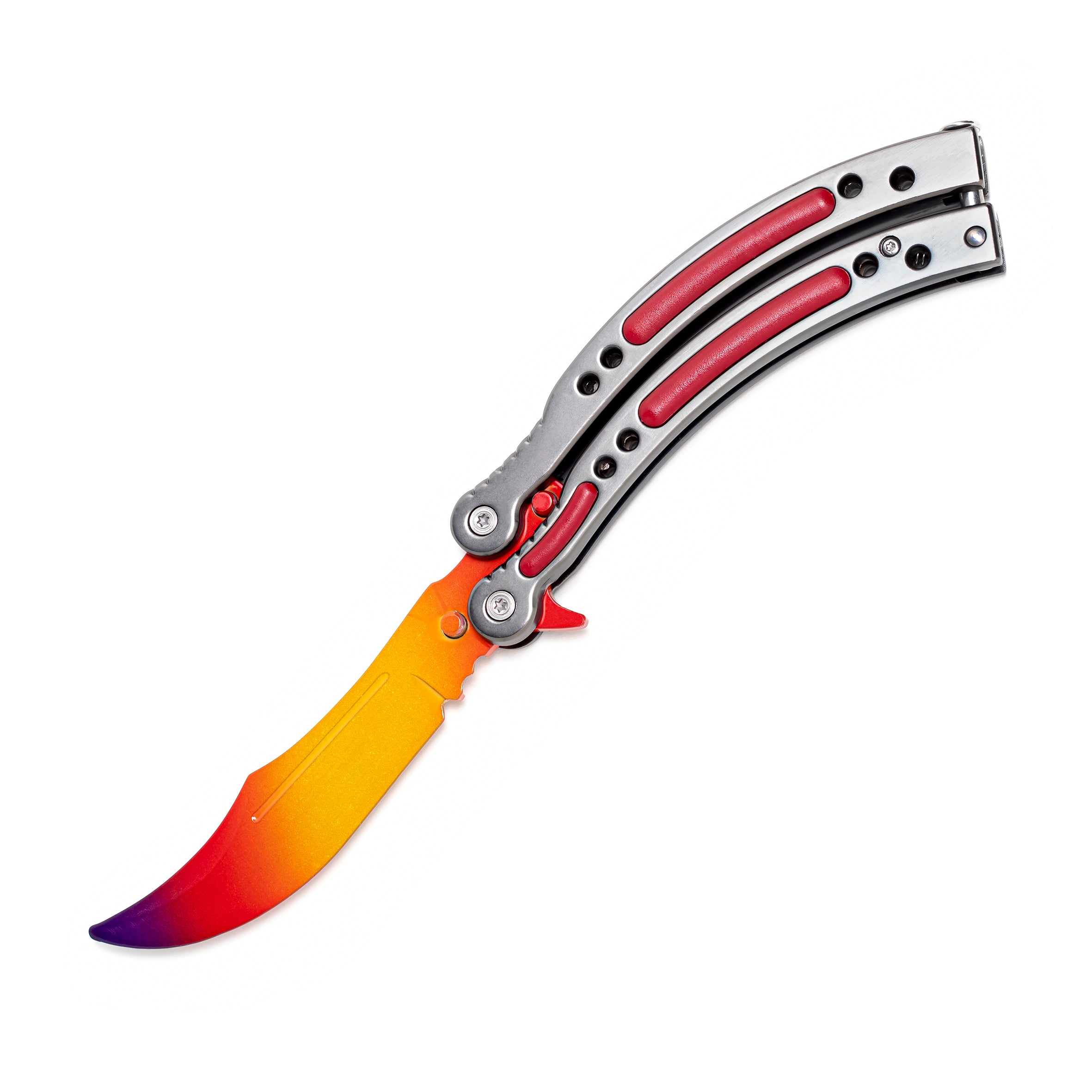 Butterfly knife Fade Red Tip