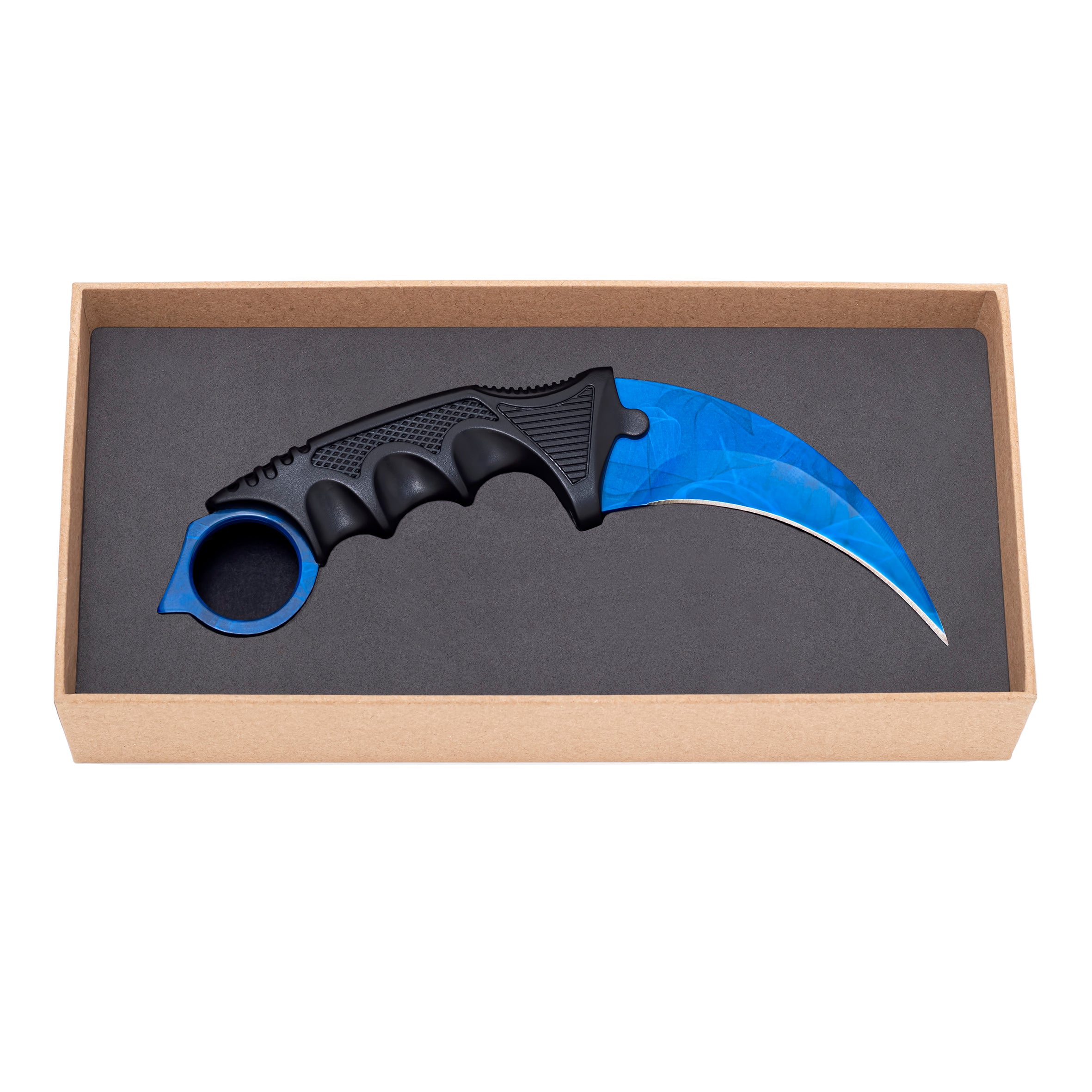 Karambit knife Doppler Blue