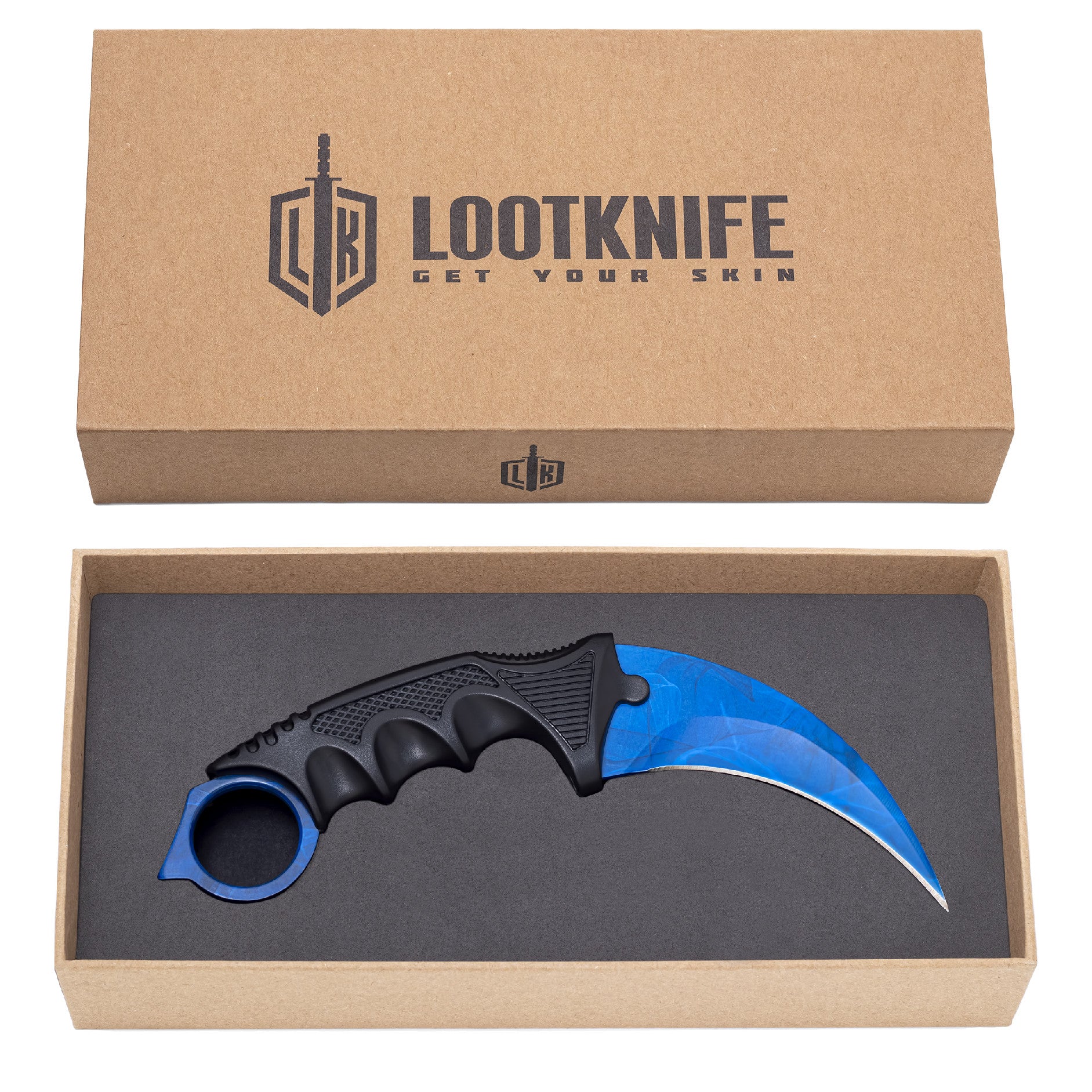 Karambit knife Doppler Blue