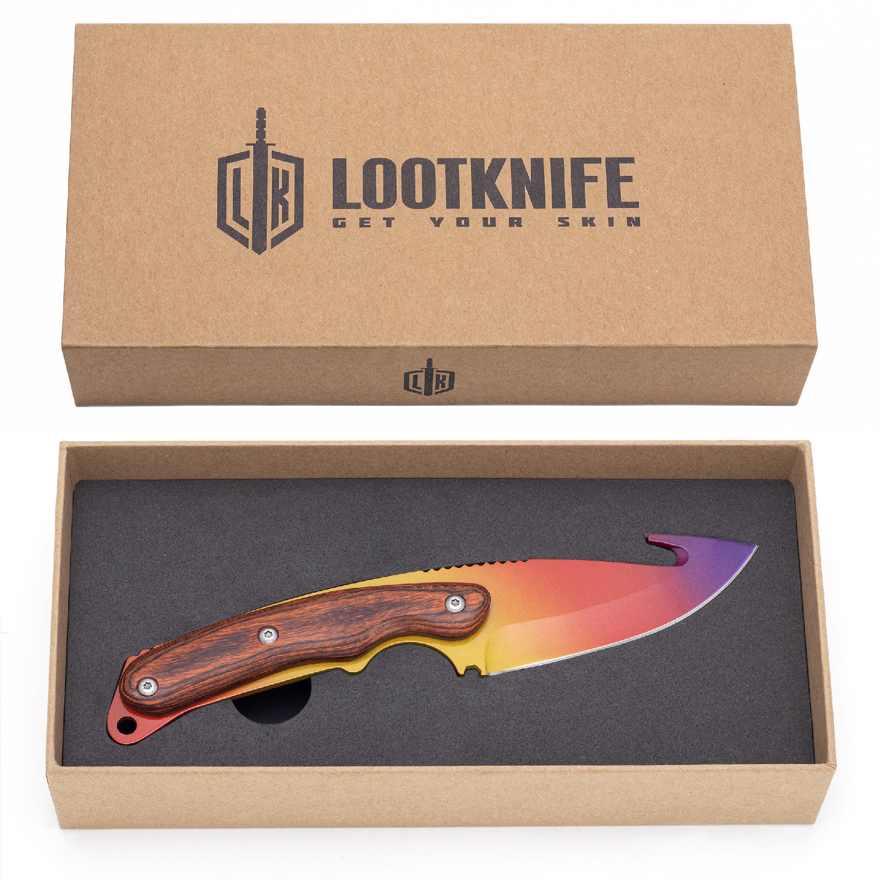 Gut knife Fade Red Tip