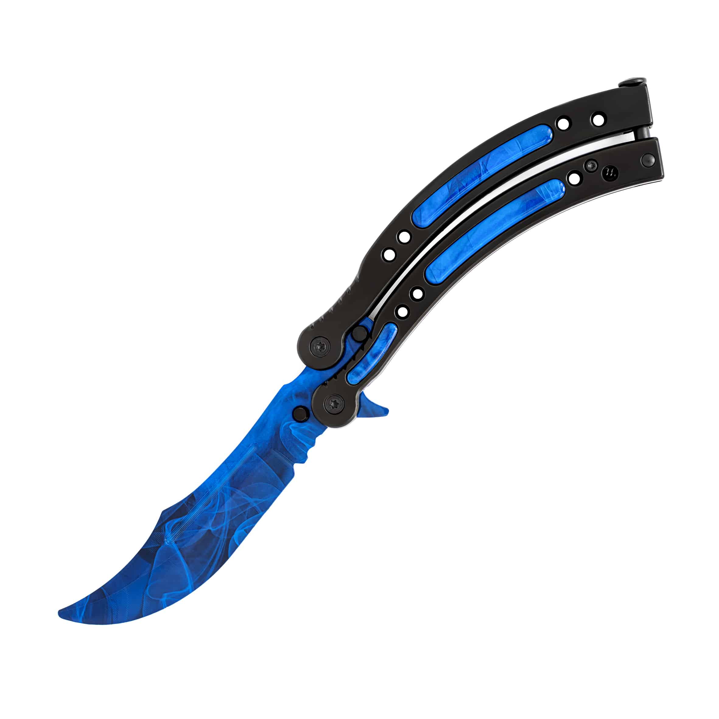 Butterfly knife Blue Doppler