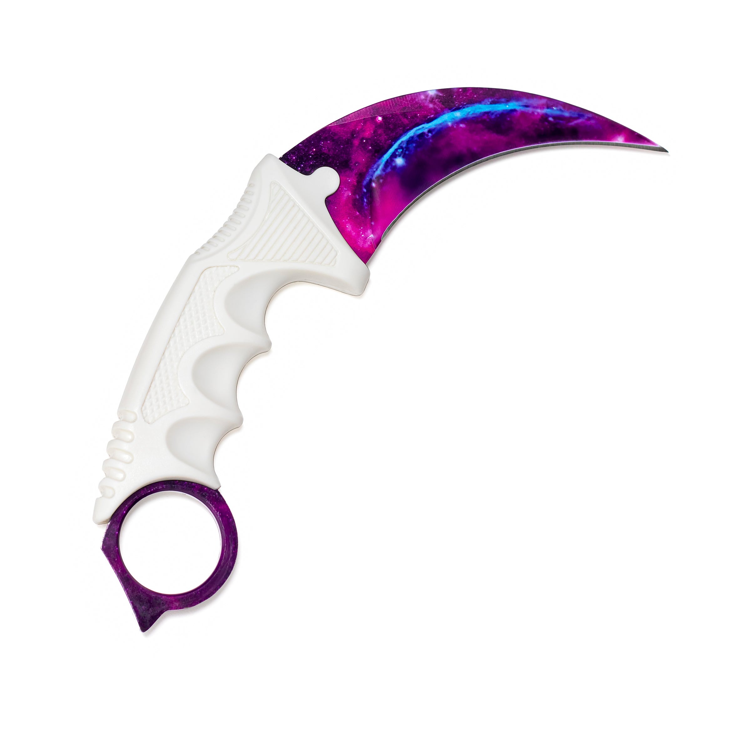 Karambit knife White Galaxy