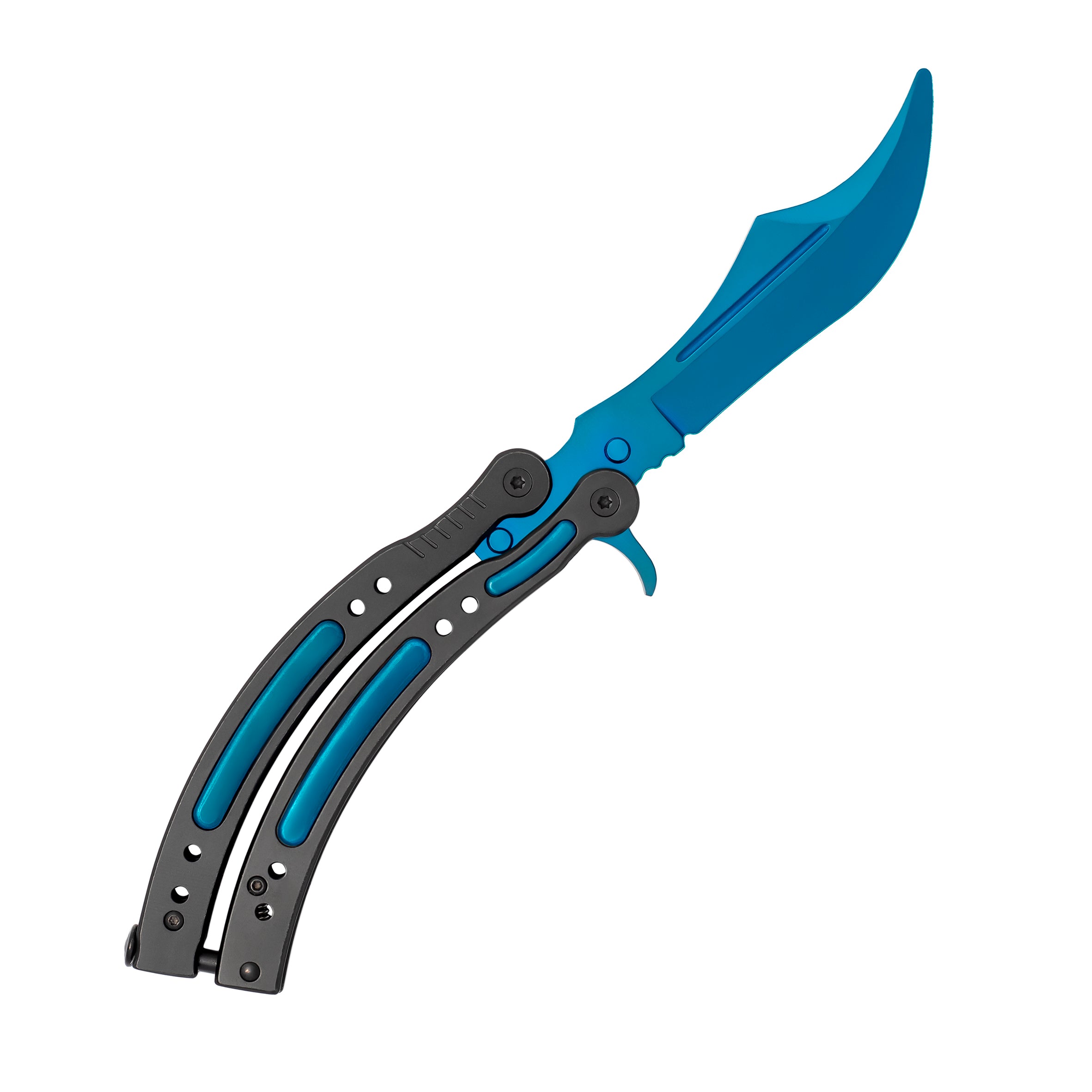 Butterfly knife Blue Steel