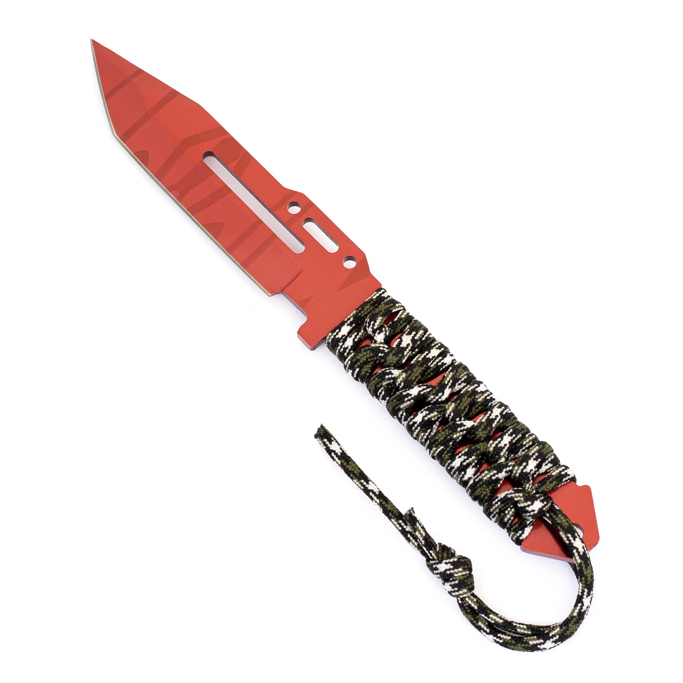 Paracord knife Red slaughter