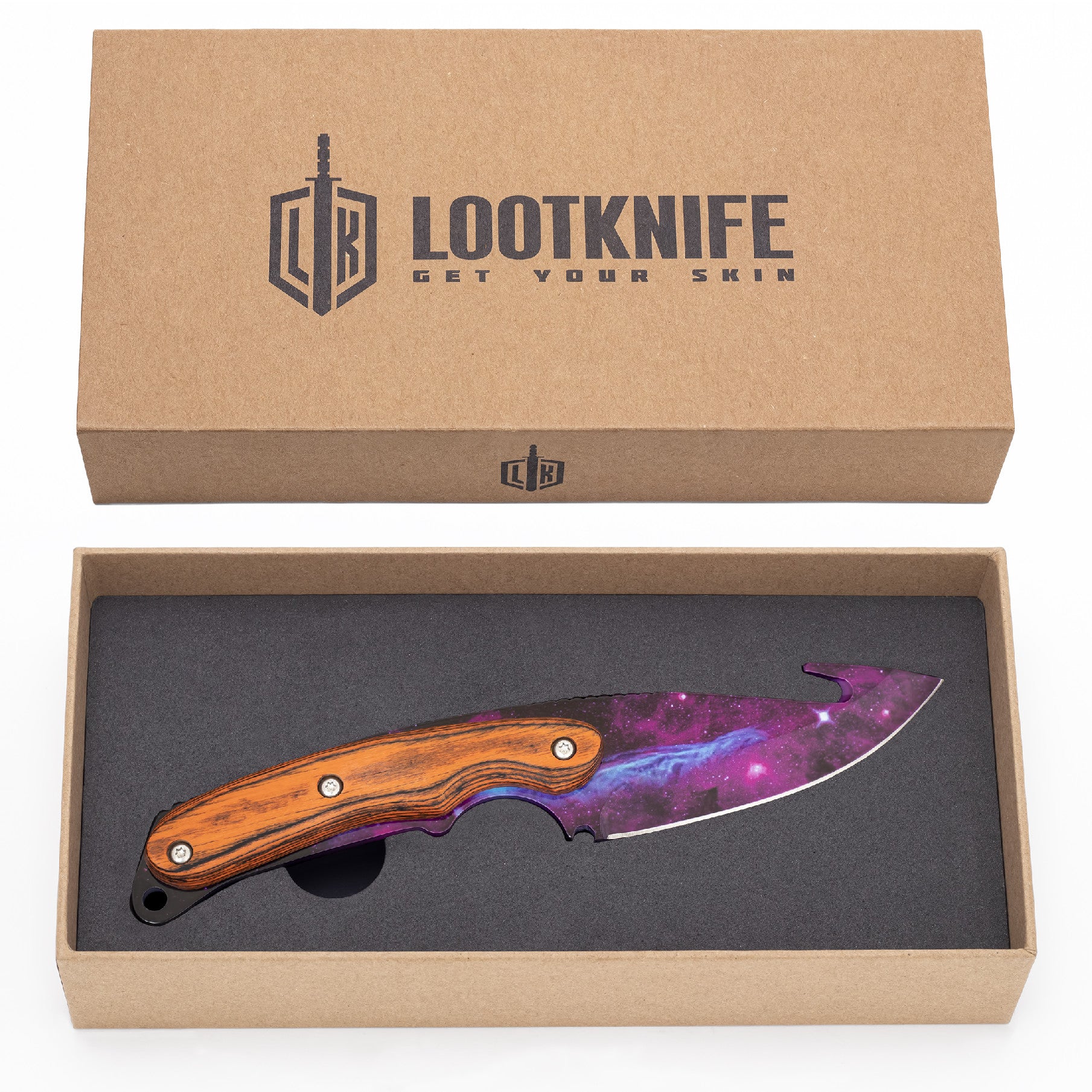 Gut knife Galaxy Black