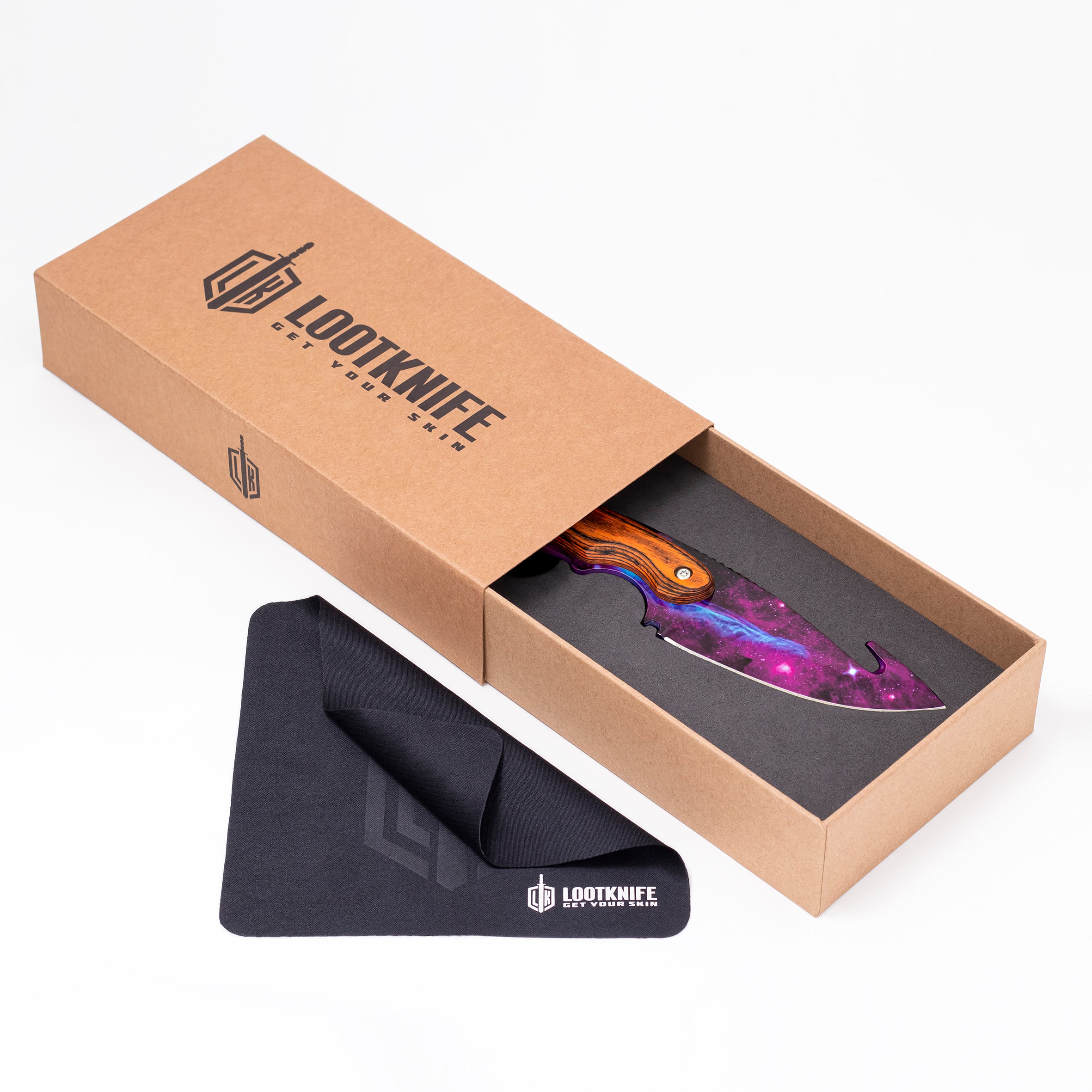 Gut knife Galaxy Black