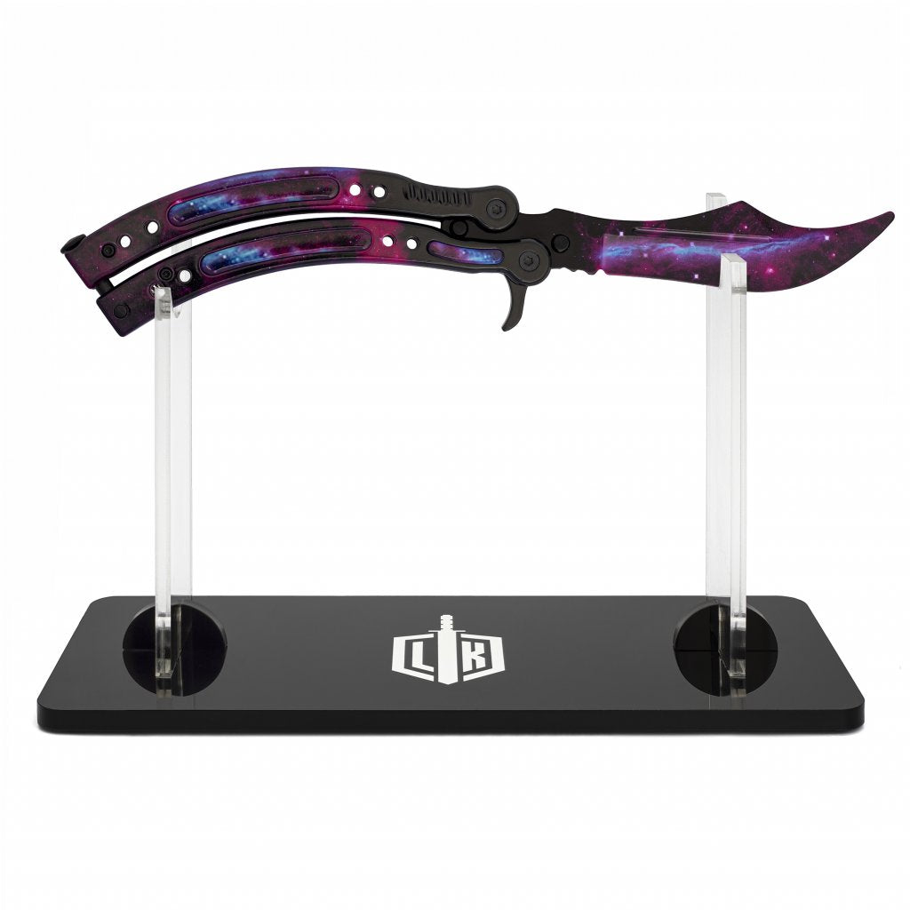 Butterfly knife Full Galaxy Black