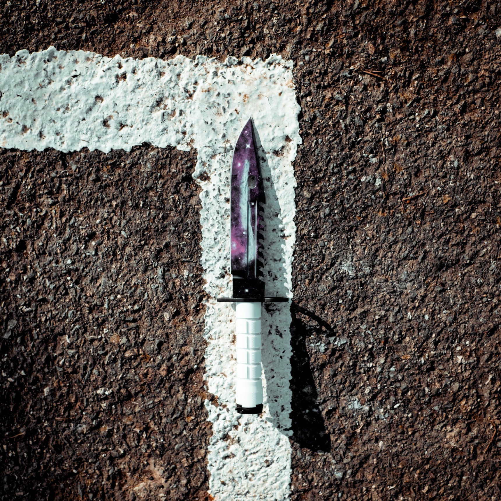 M9 Bayonet White galaxy