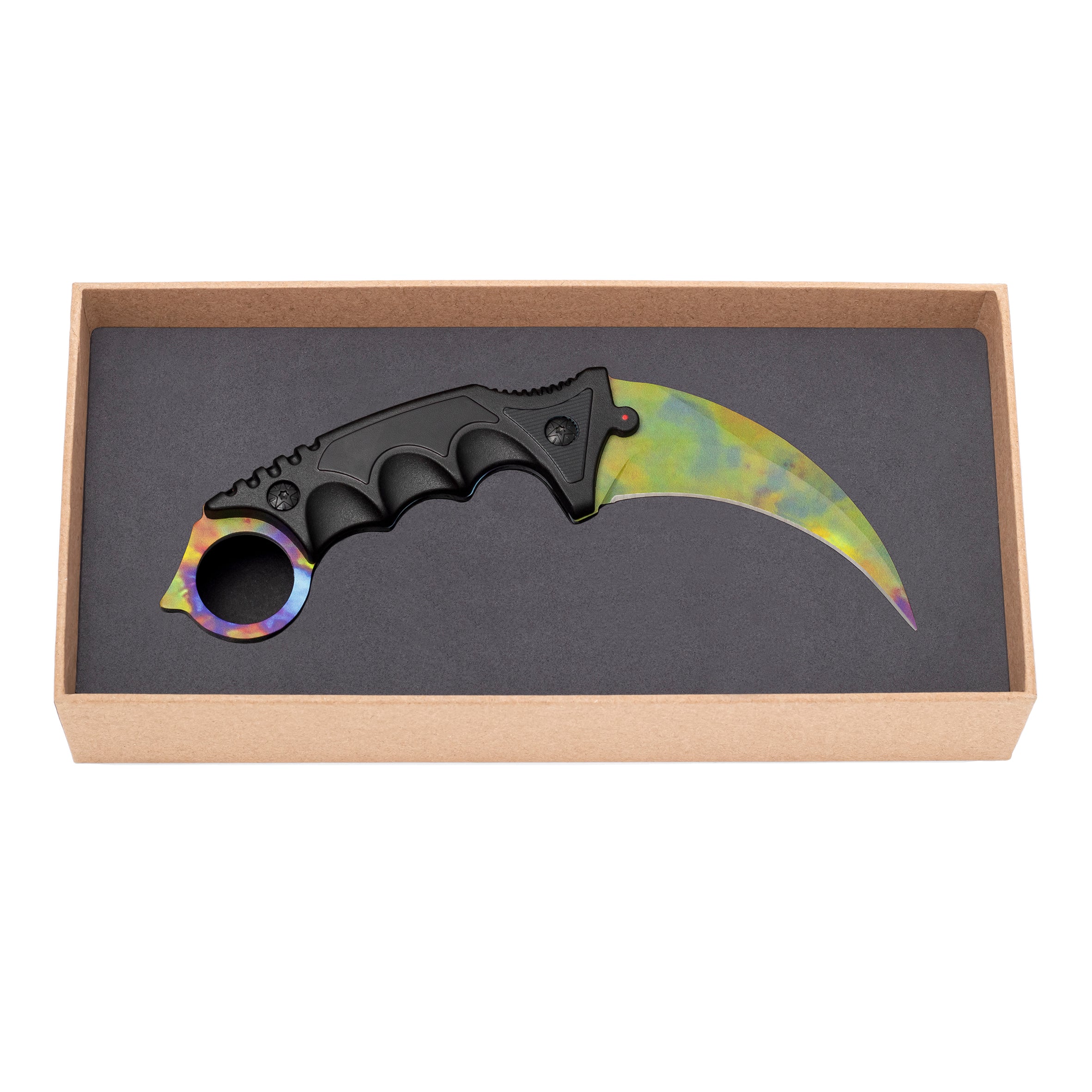 Premium Karambit knife Case Hardened - Blue Gem