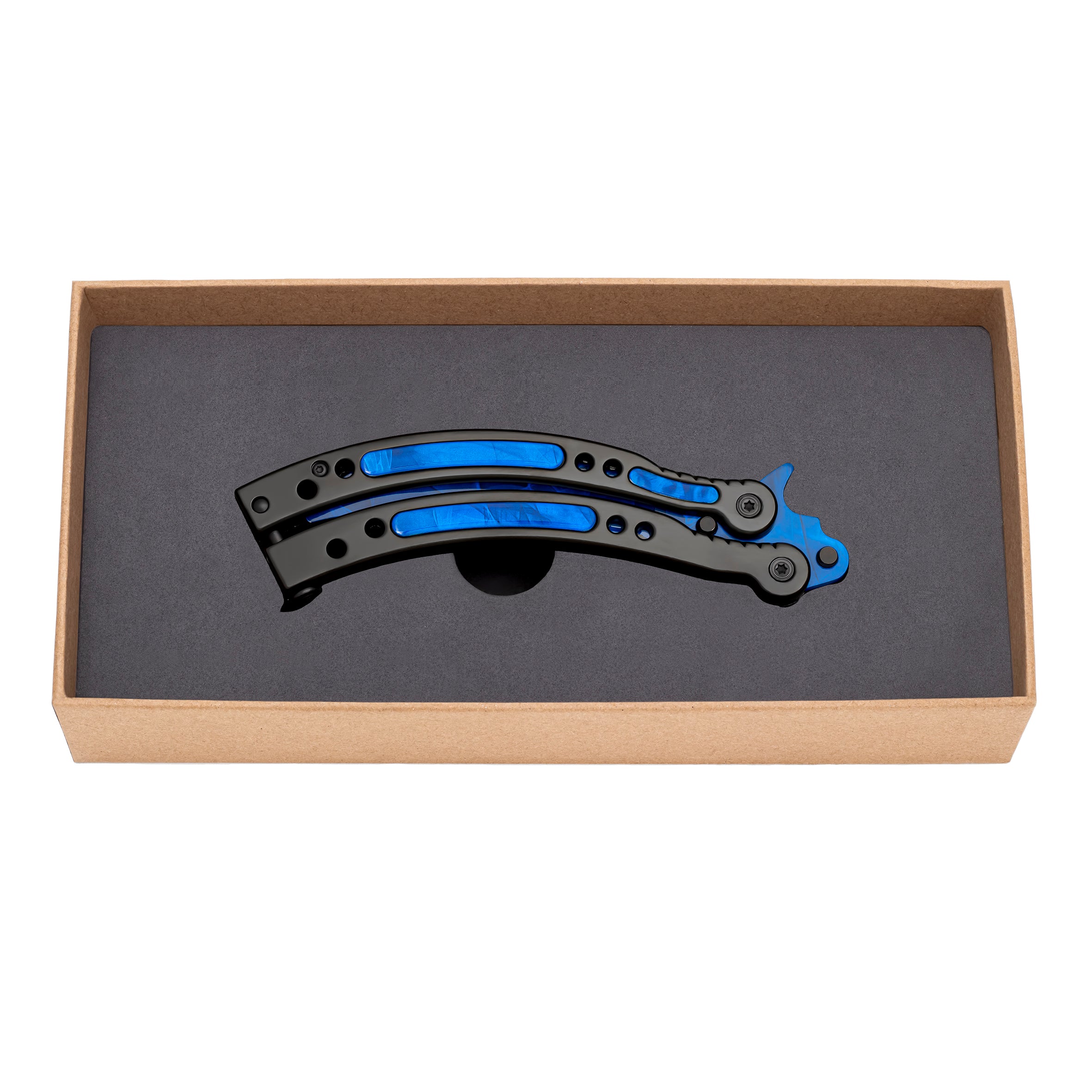 Butterfly knife Blue Doppler