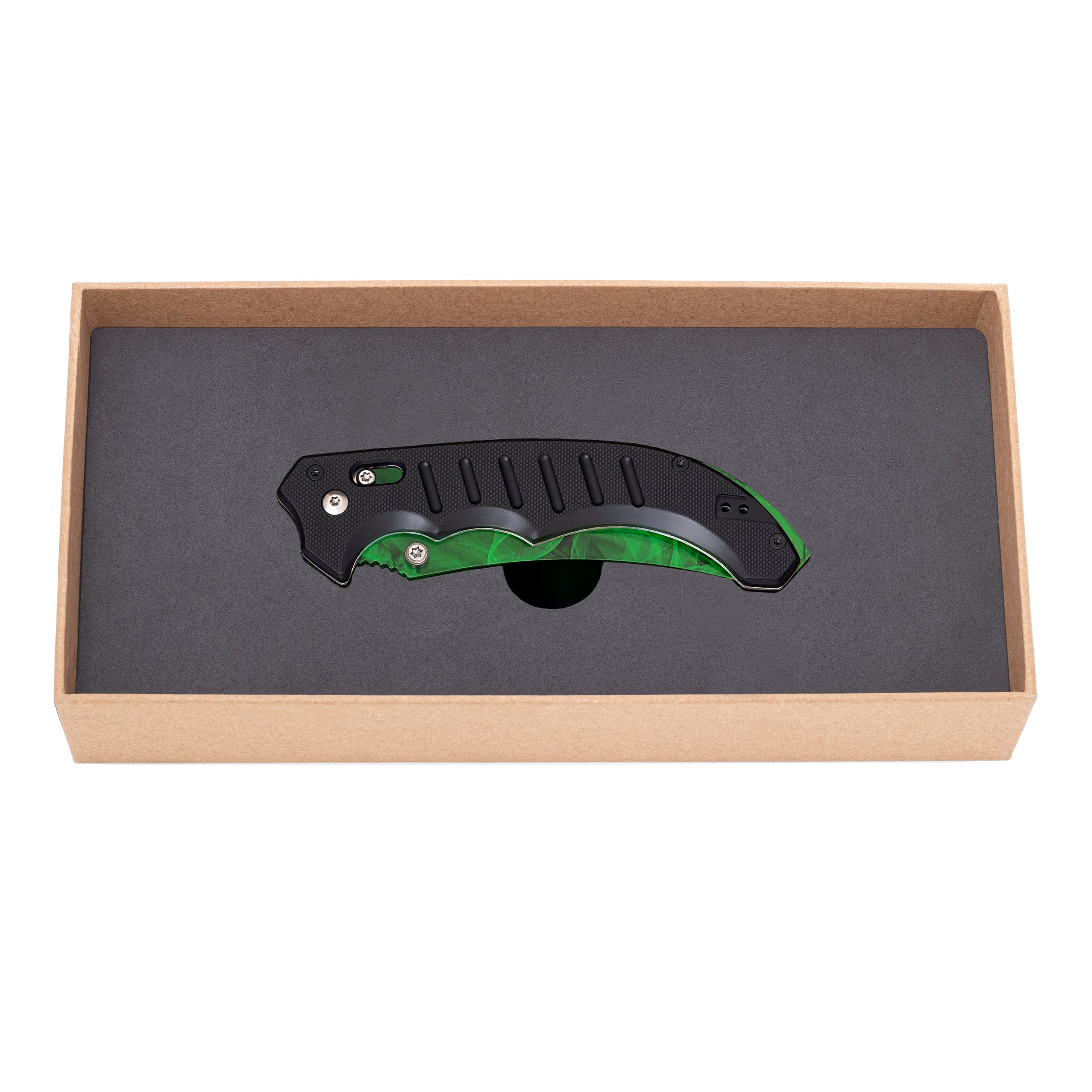 Flip knife Emerald