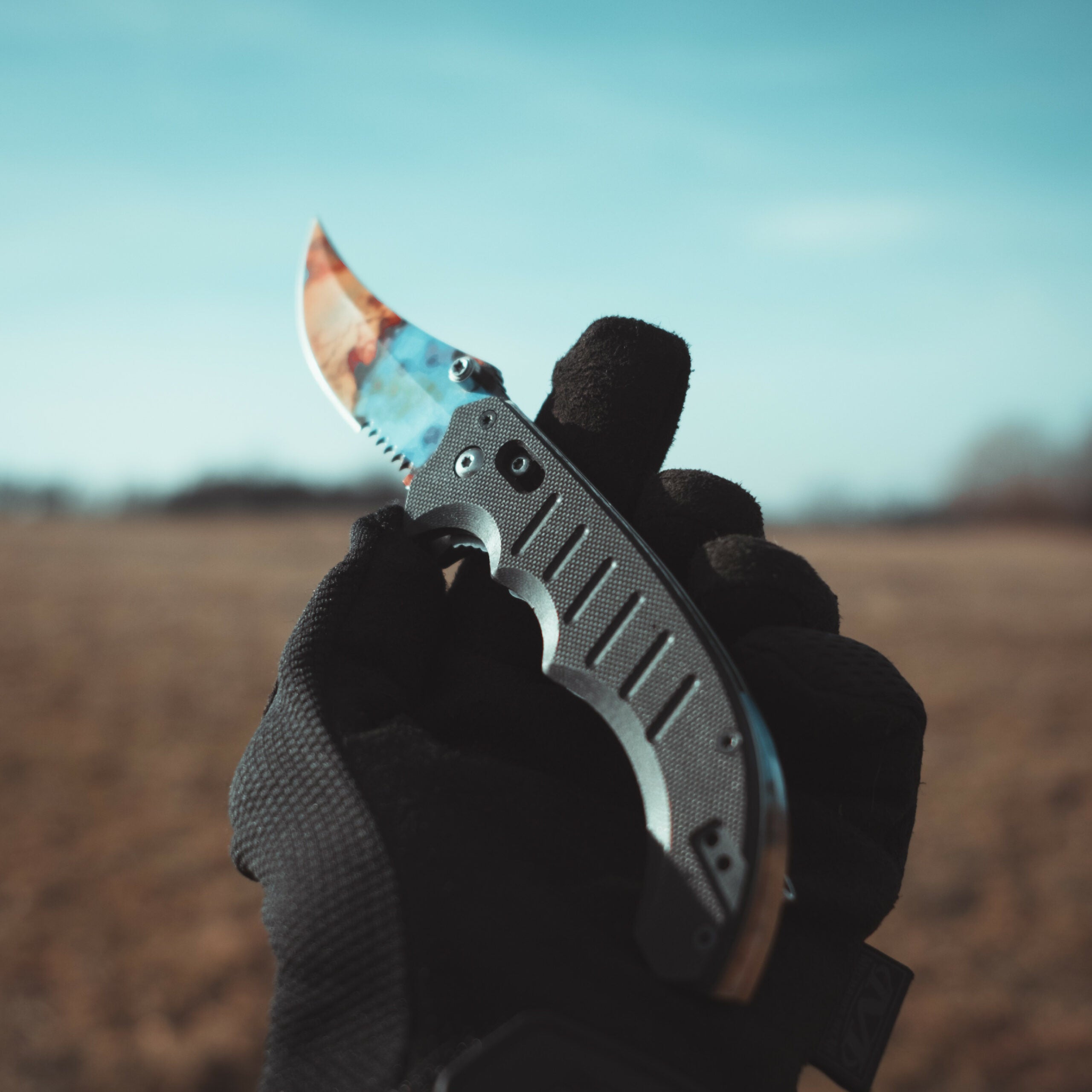 Flip knife Case Hardened