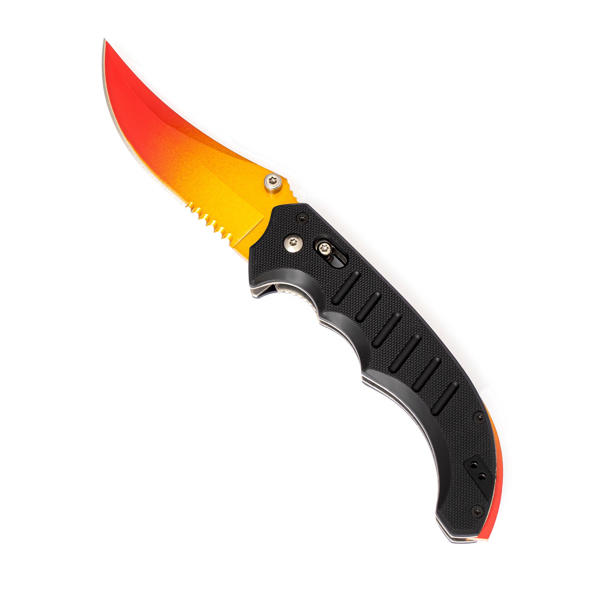 Flip knife Fade Red Tip