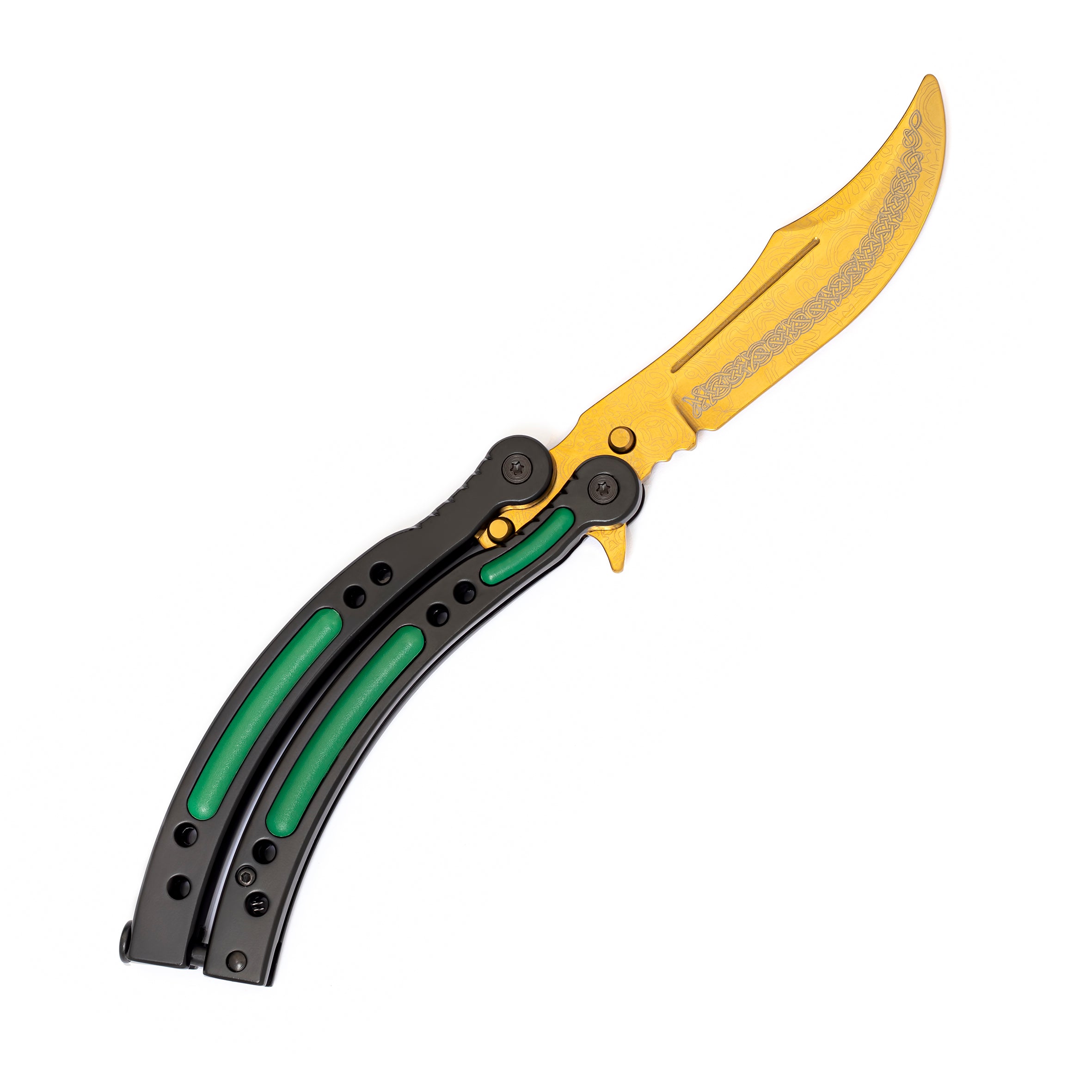 Butterfly knife Lore Green