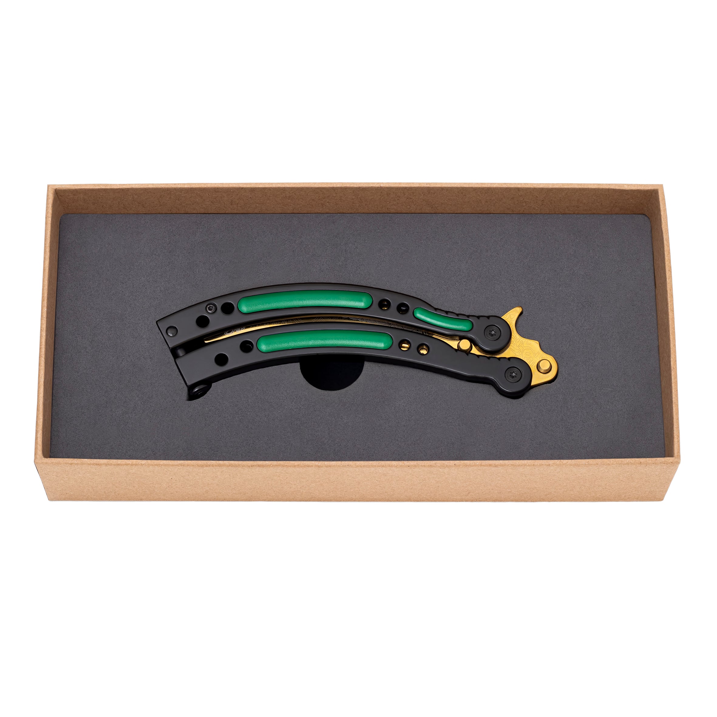 Butterfly knife Lore Green