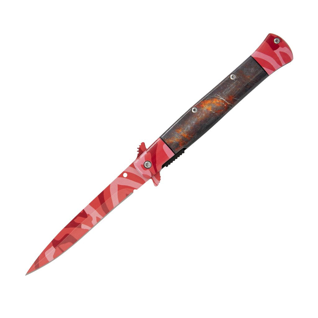 Stiletto knife Red Slaughter