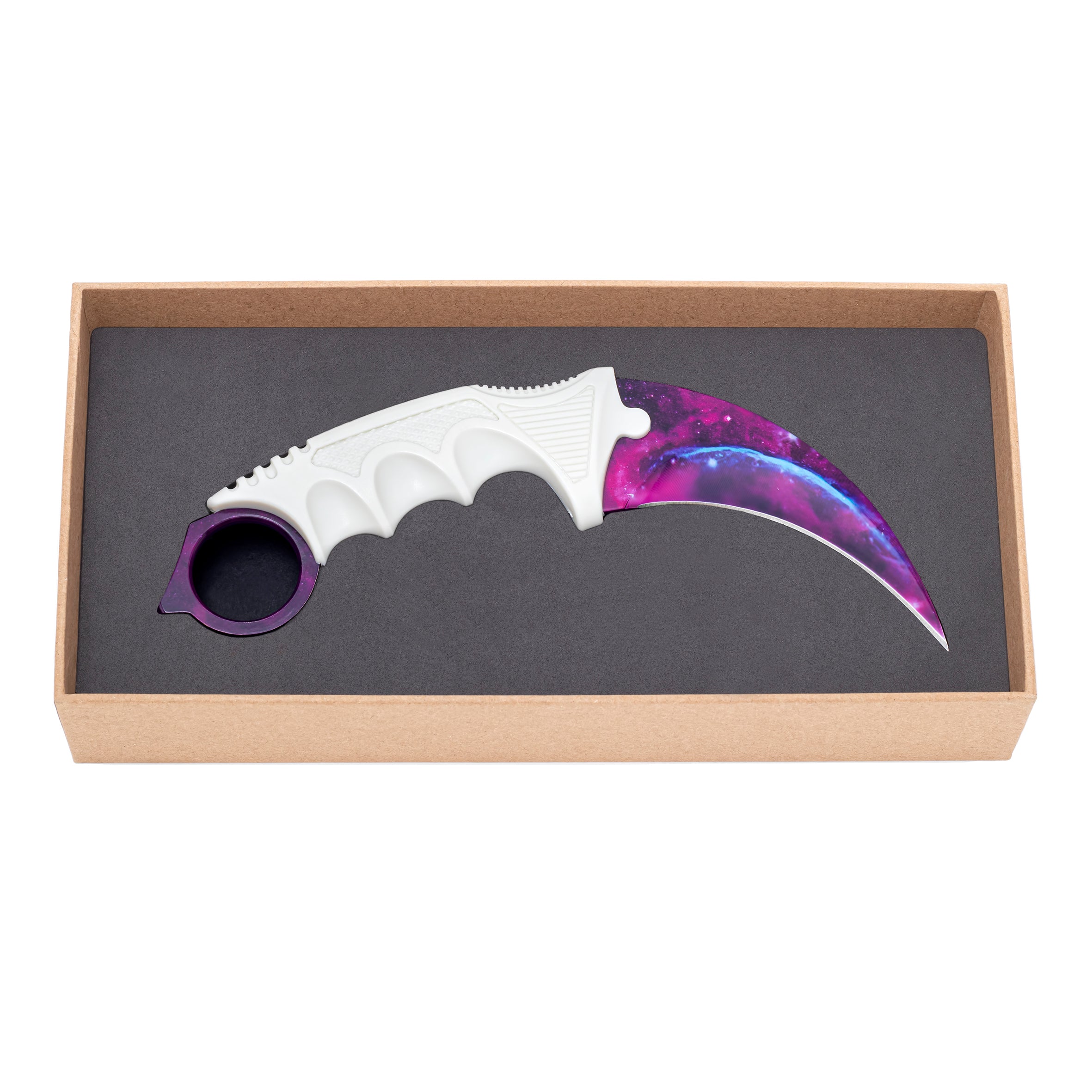 Karambit knife White Galaxy