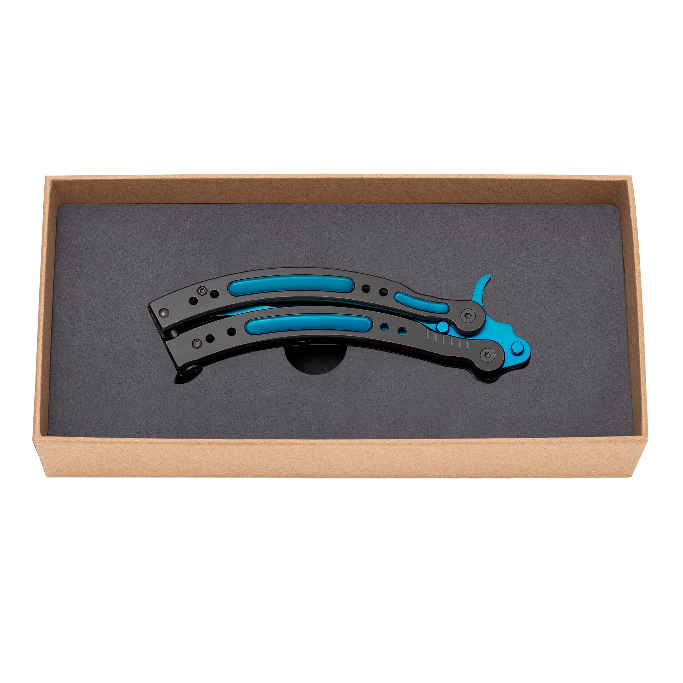 Butterfly knife Blue Steel
