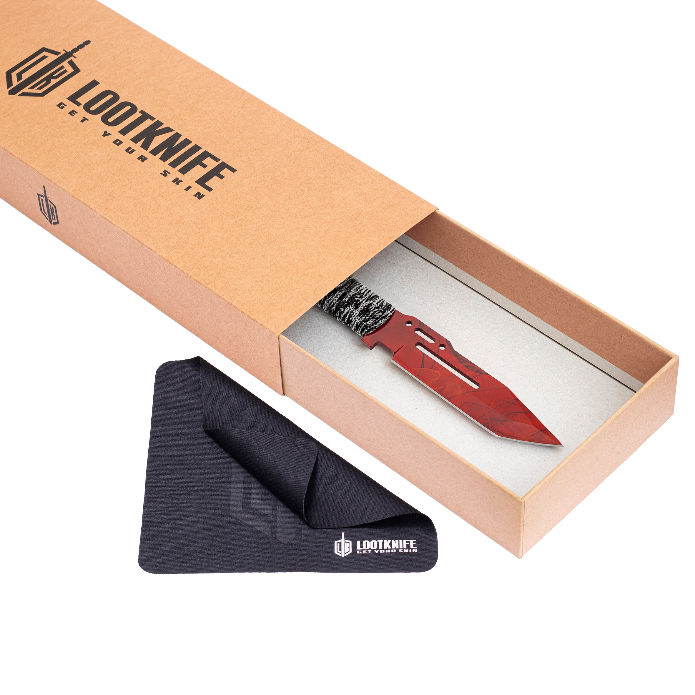 Paracord knife Ruby