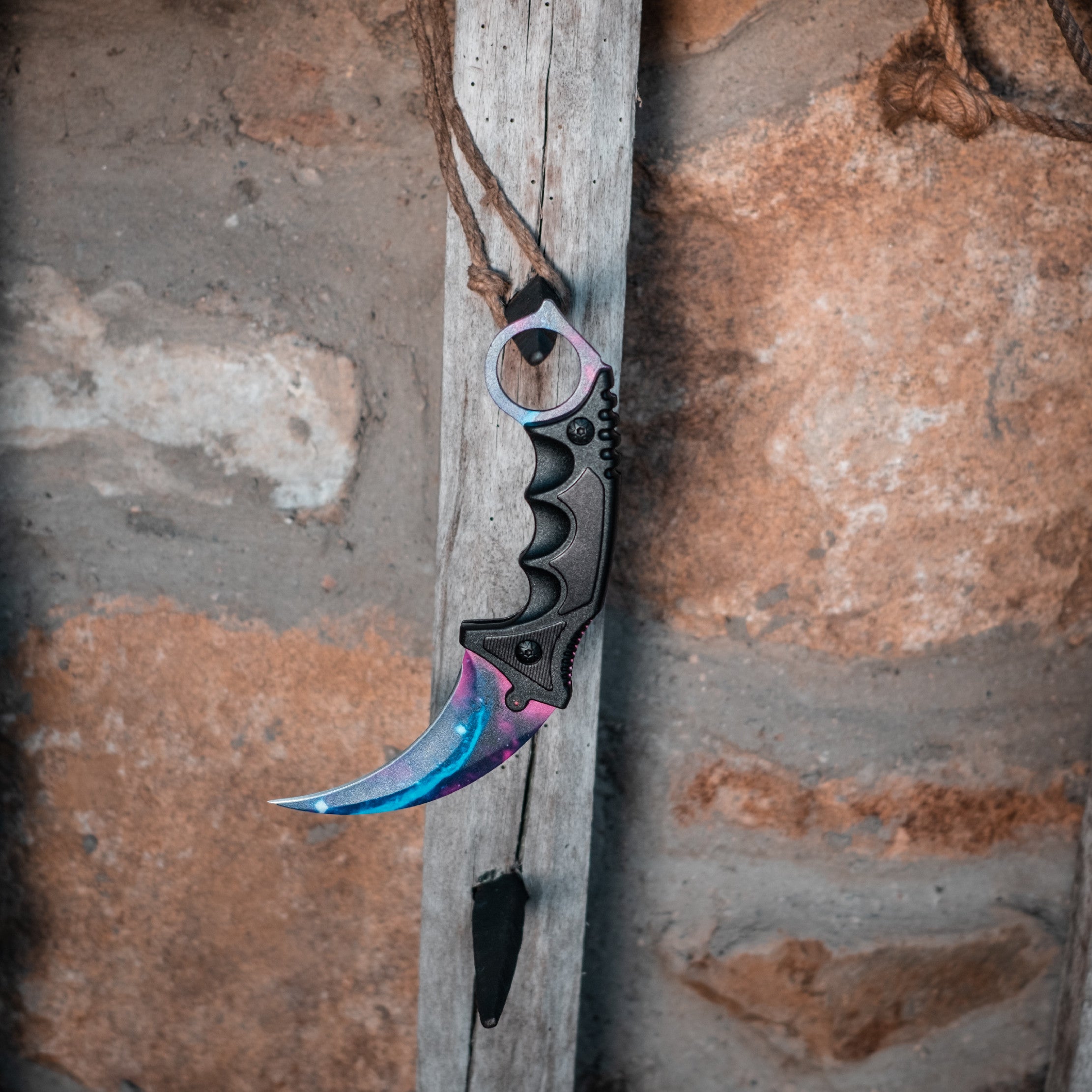 Karambit knife Galaxy Black