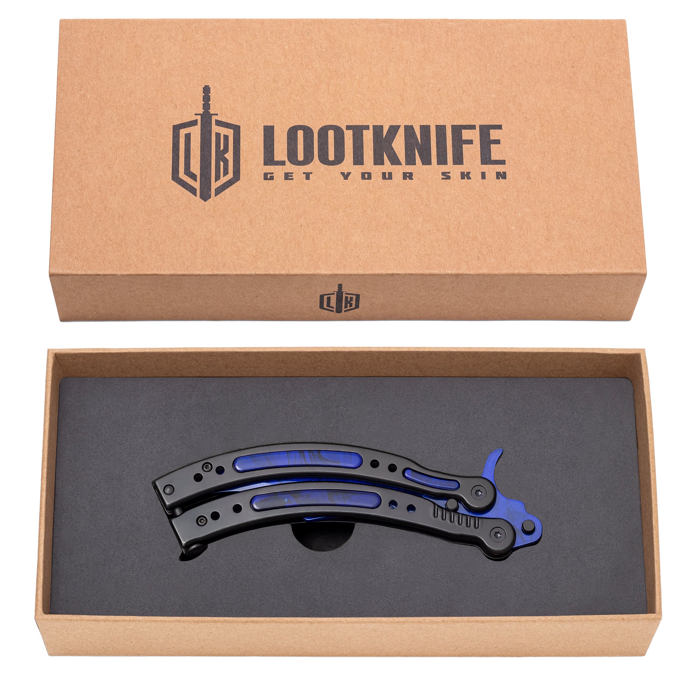 Butterfly knife Sapphire