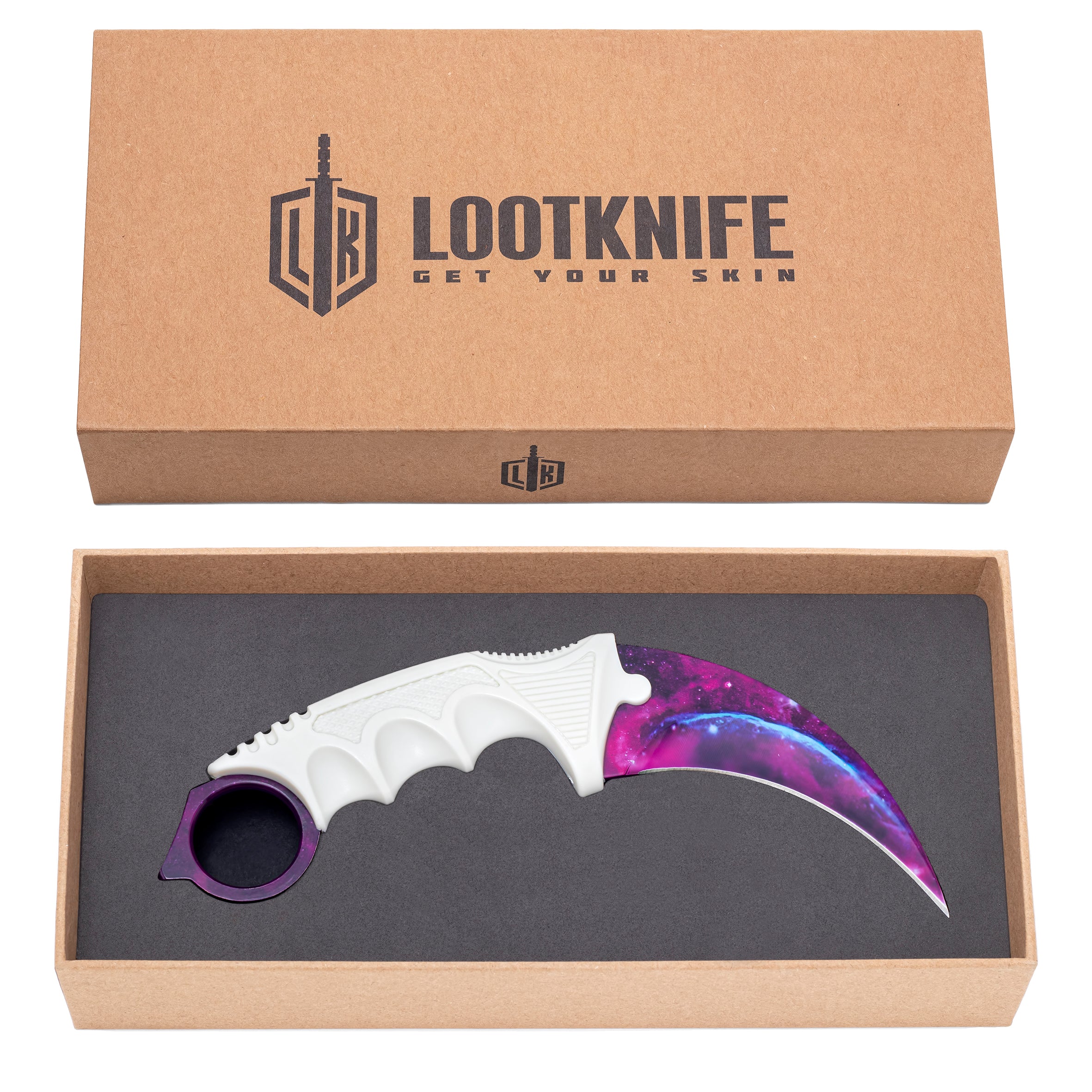 Karambit knife White Galaxy
