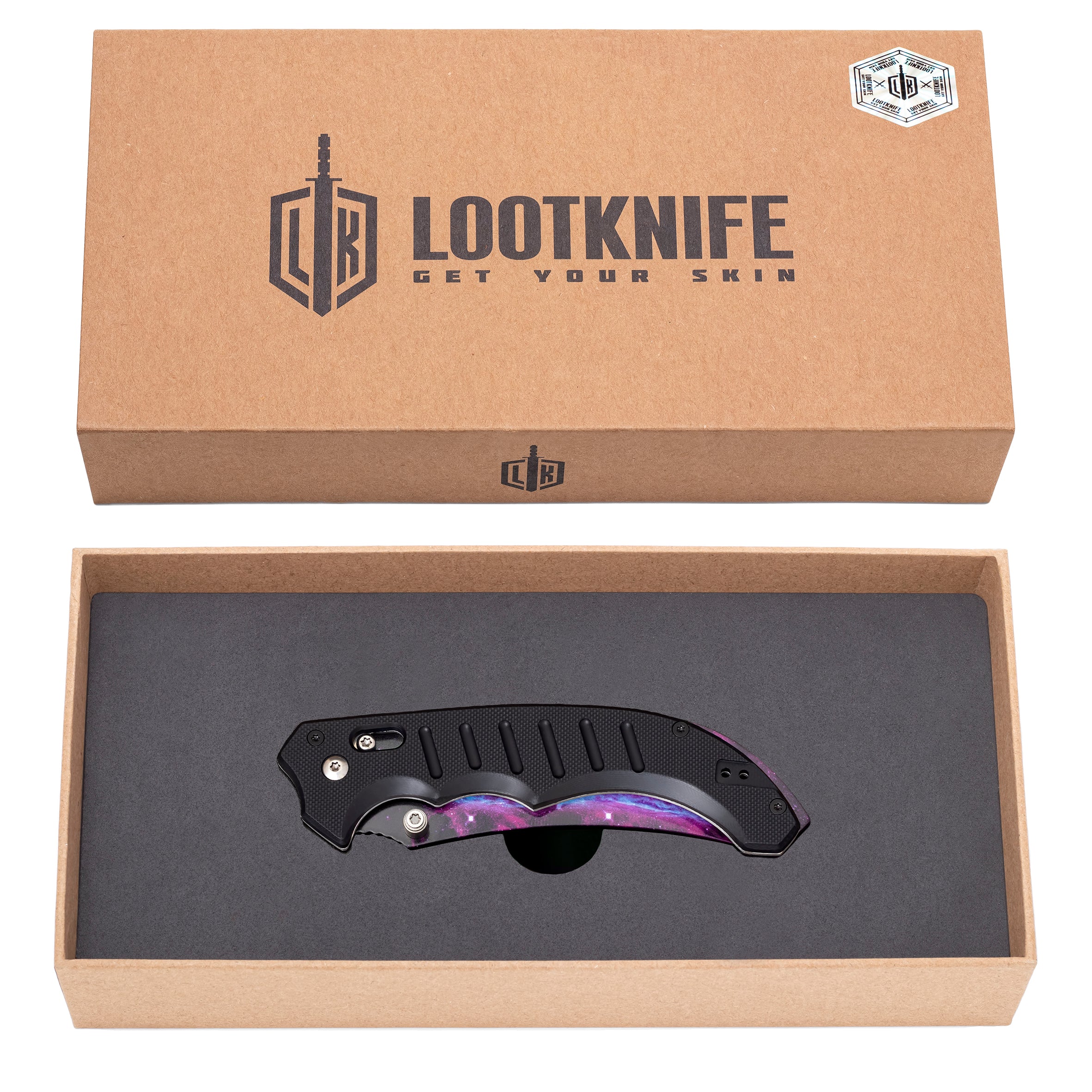 Flip knife Galaxy Black