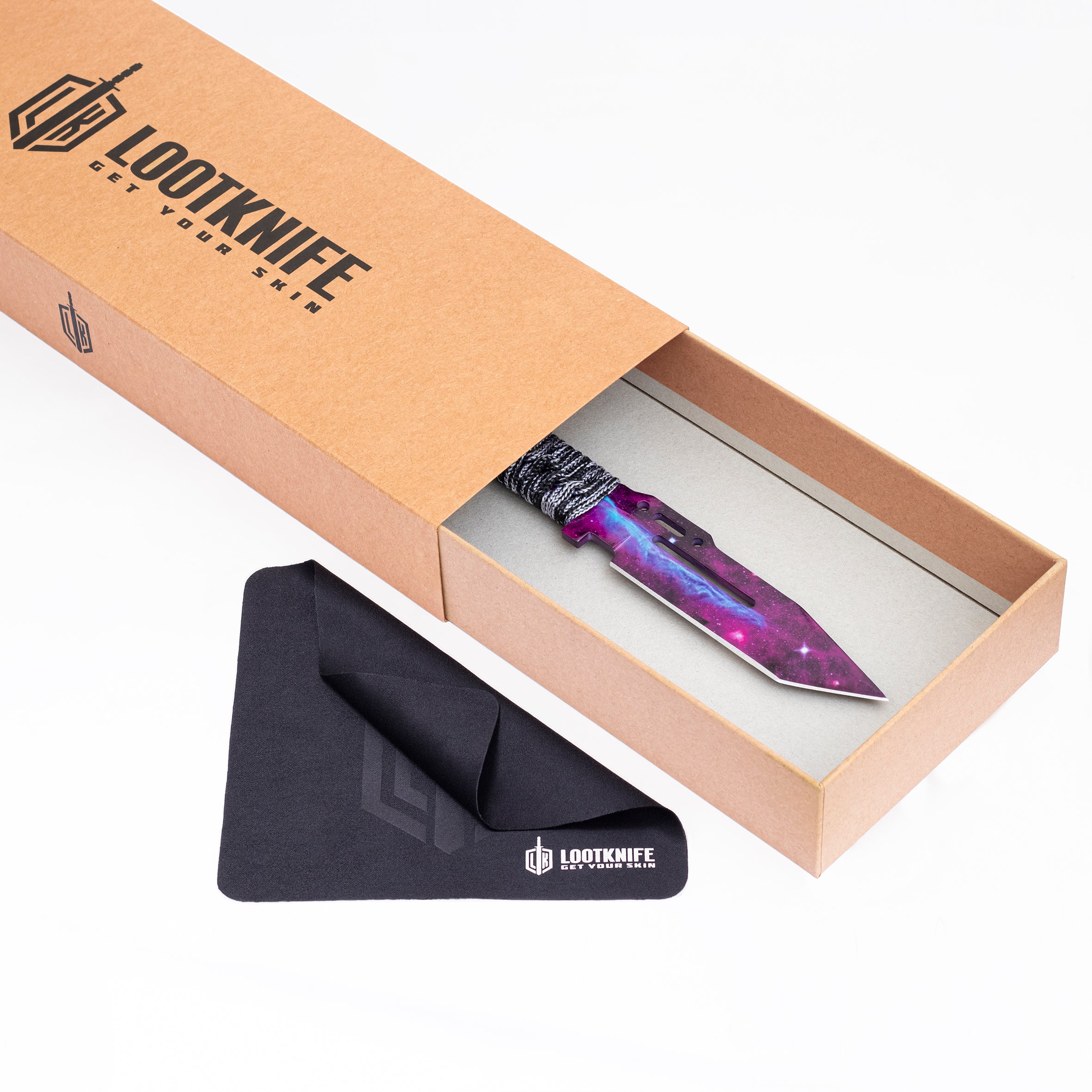 Paracord knife Galaxy Black