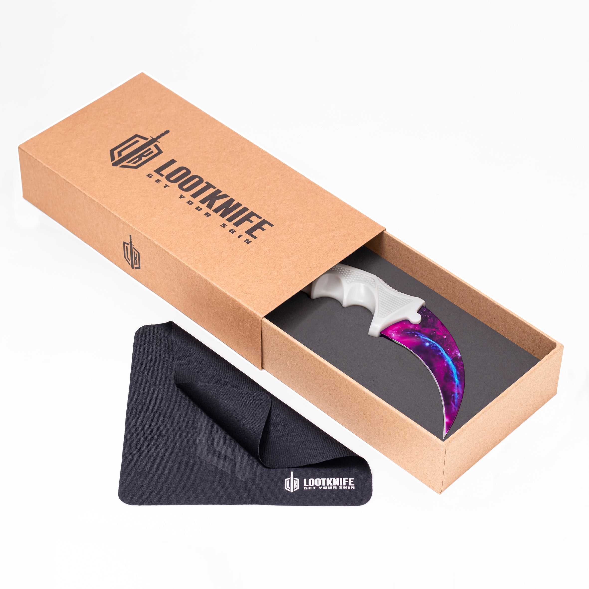 Karambit knife White Galaxy