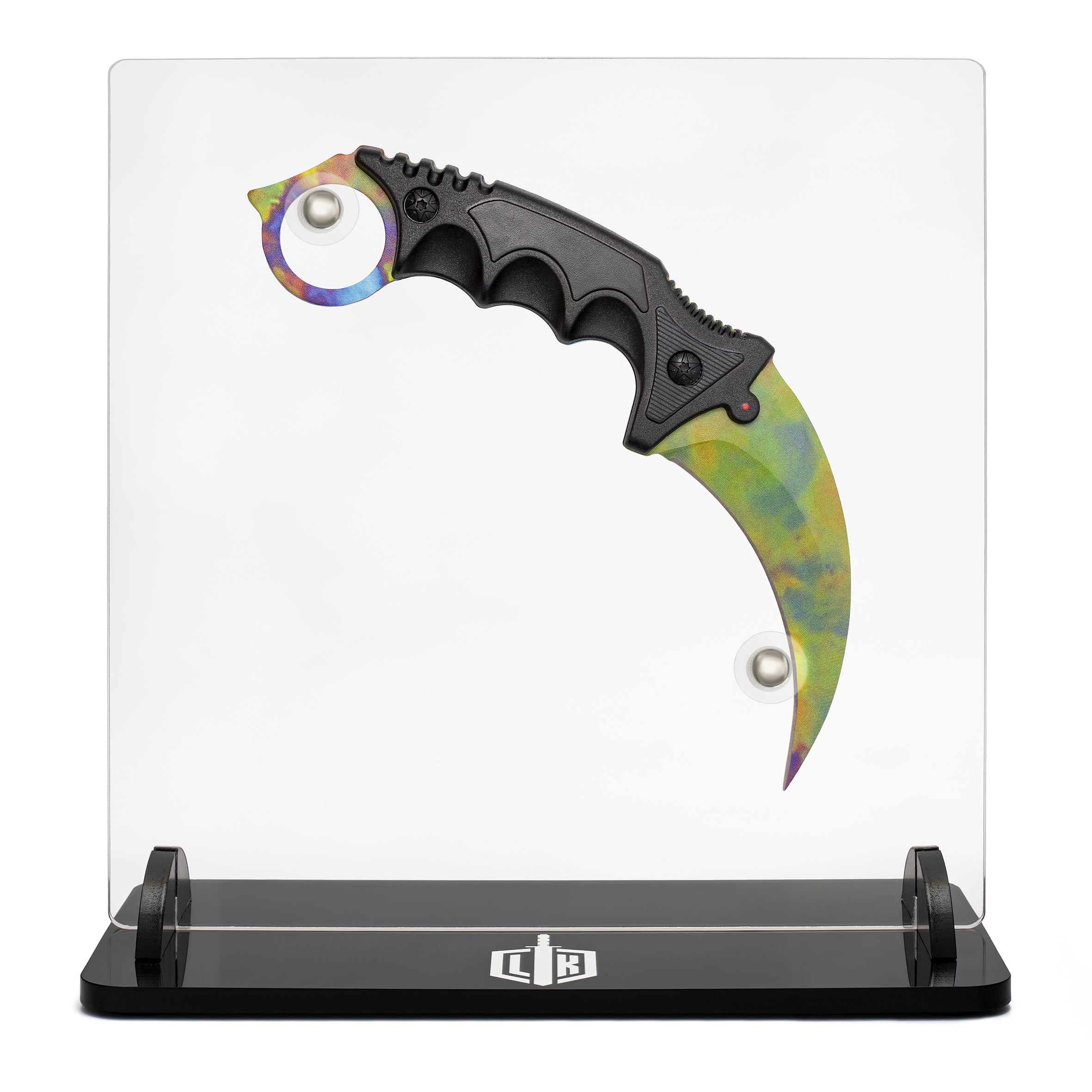 Premium Karambit knife Case Hardened - Blue Gem