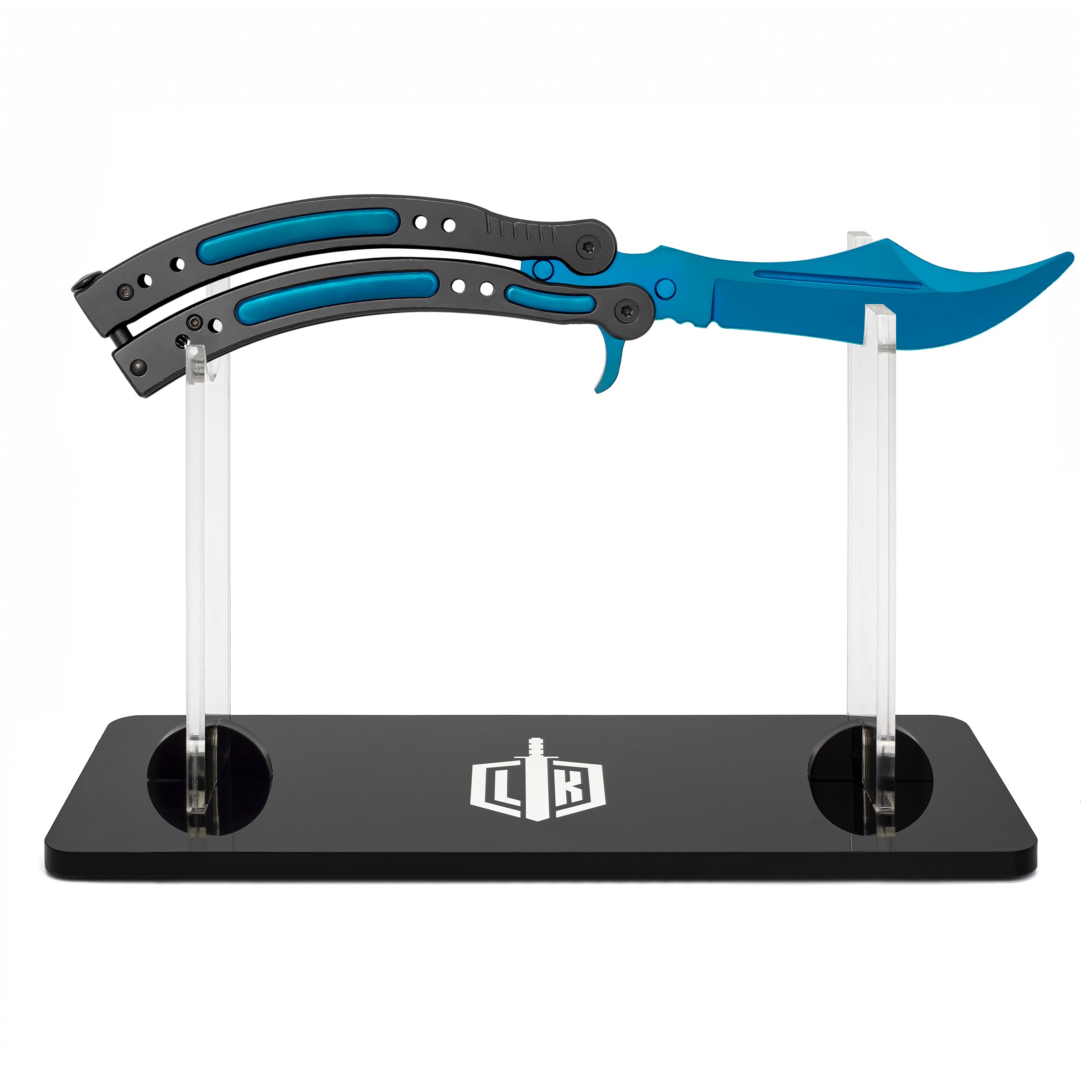 Butterfly knife Blue Steel