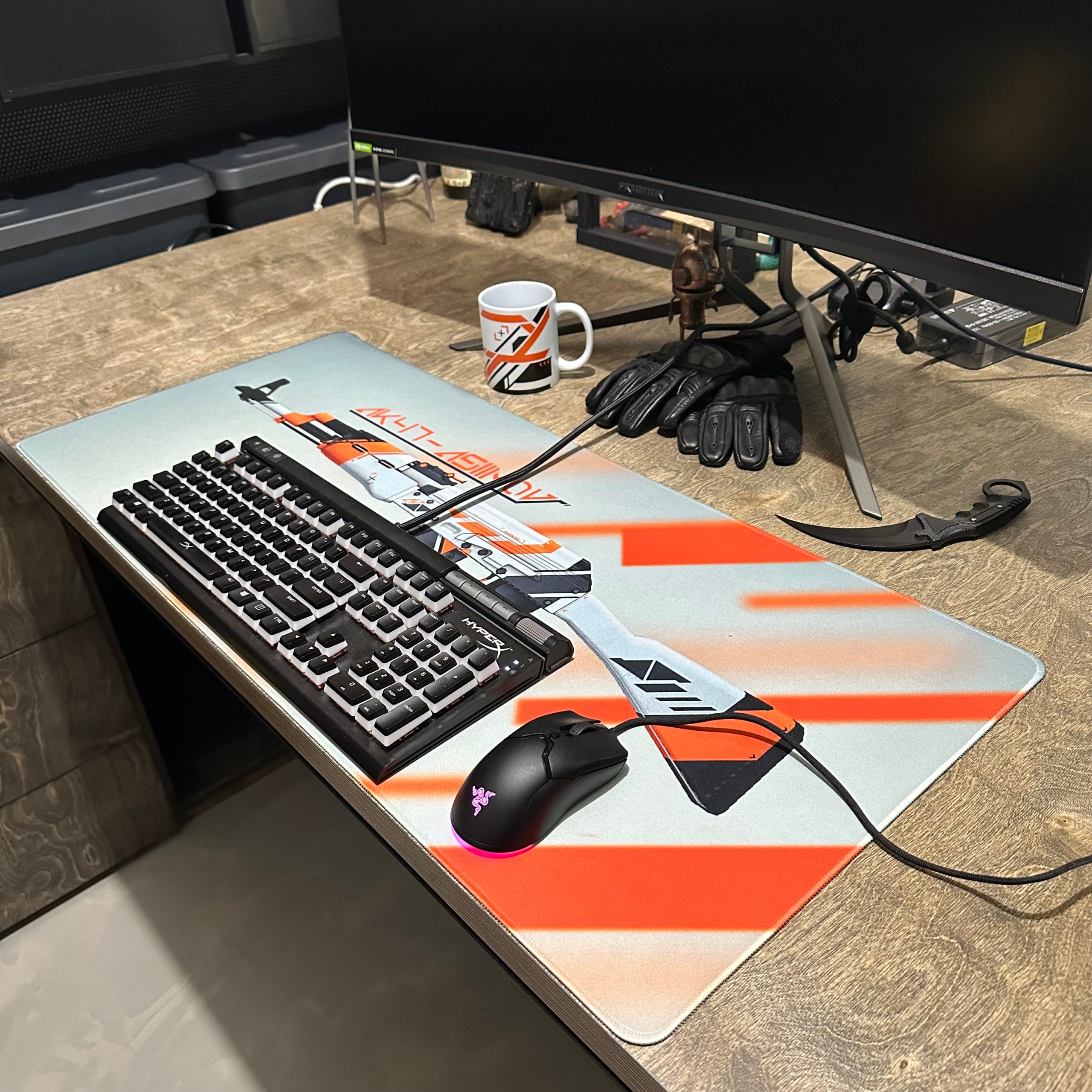 AK-47 Asiimov - CS2 XXL Gaming mousepad