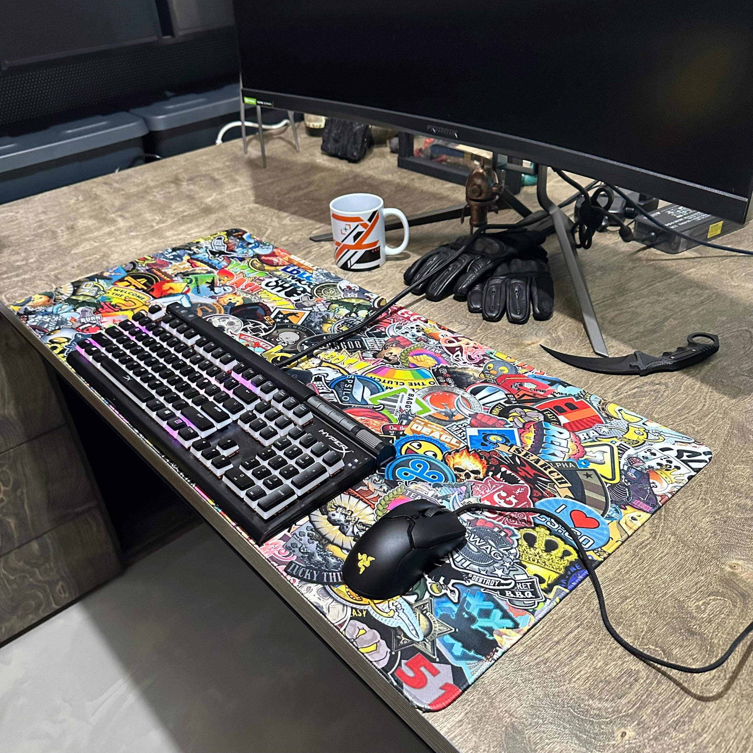 Stickers - CS2 XXL Gaming mousepad