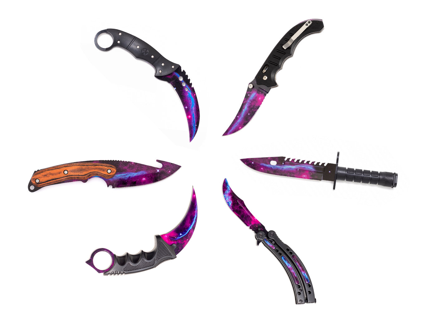 Galaxy Black Skin Set