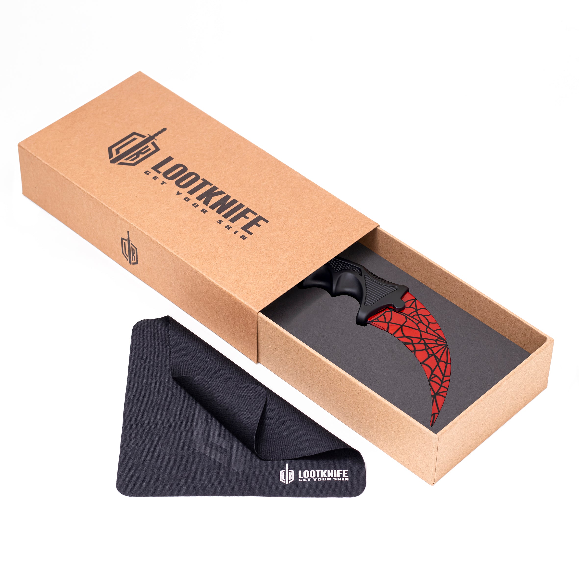 Karambit knife Crimson Web