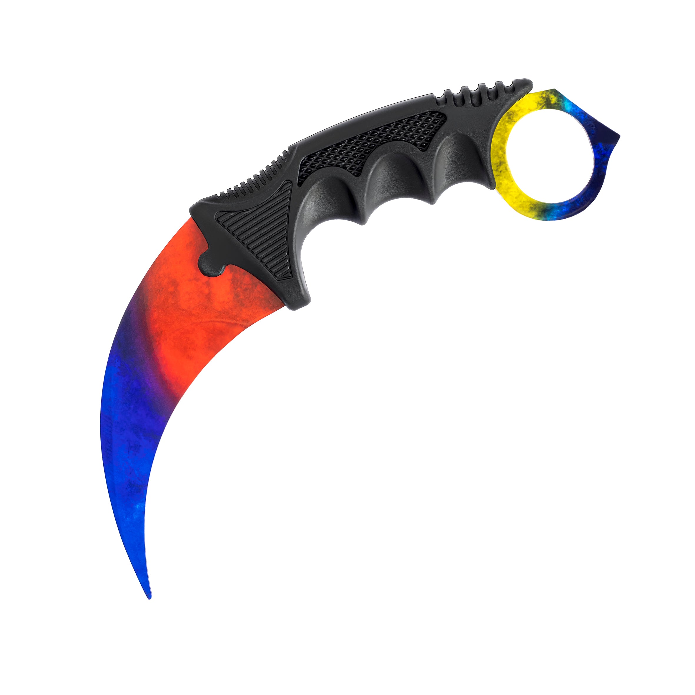 Karambit knife Marble Fade: Ice & Fire