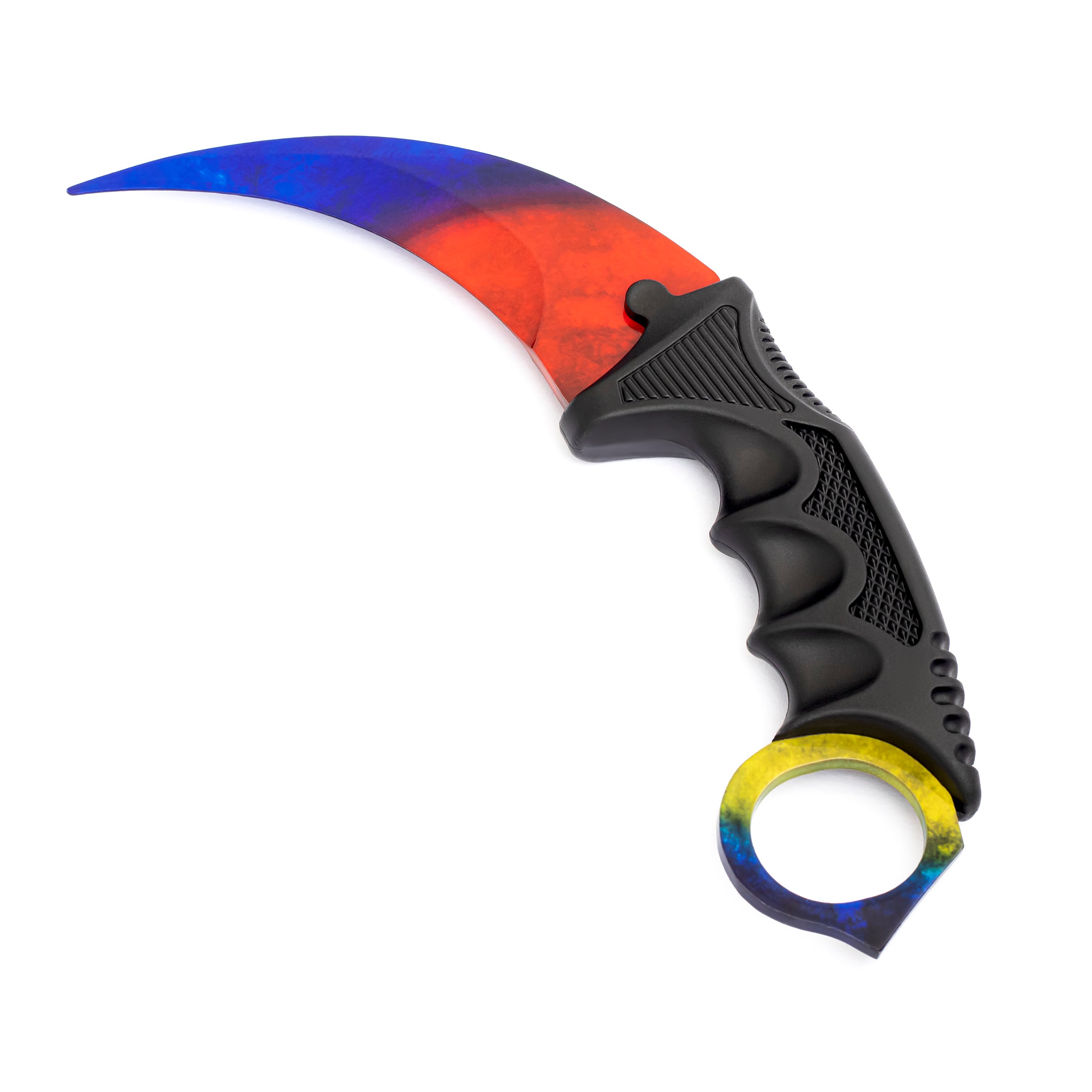 Karambit knife Marble Fade: Ice & Fire